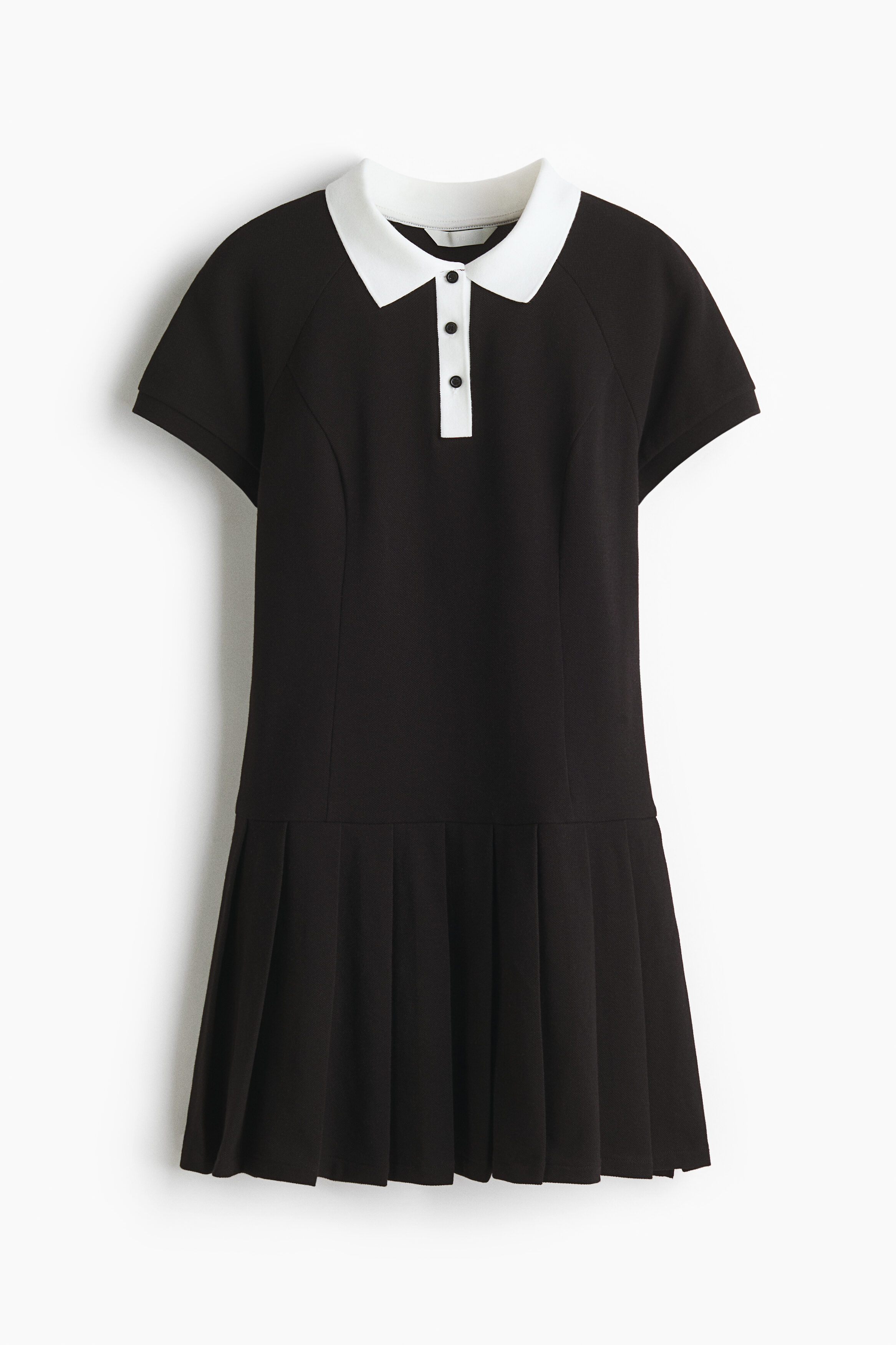 strapless open back dress Polo Dress with Pleated Skirt  Rowen Rose