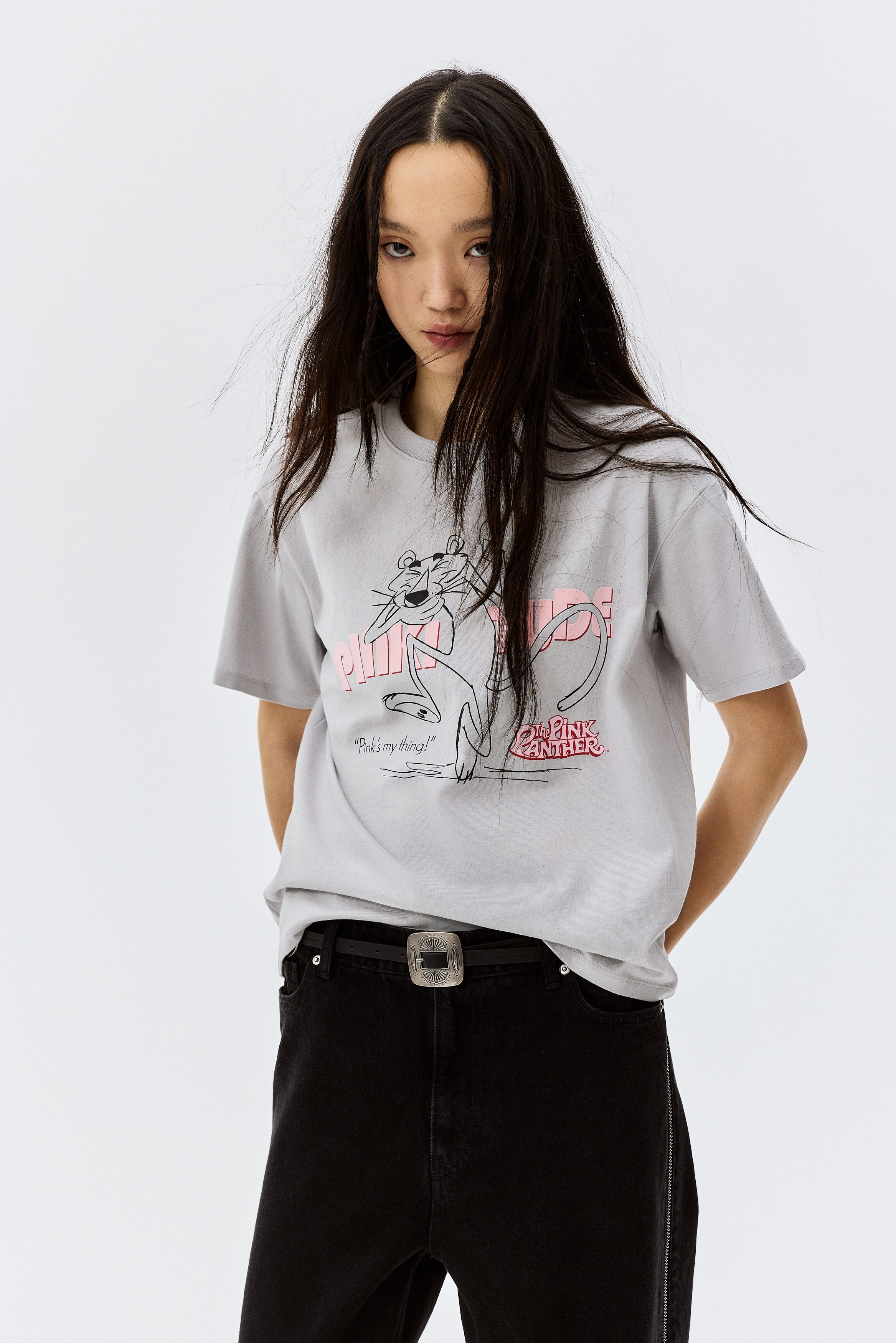 Oversized printed T-shirt