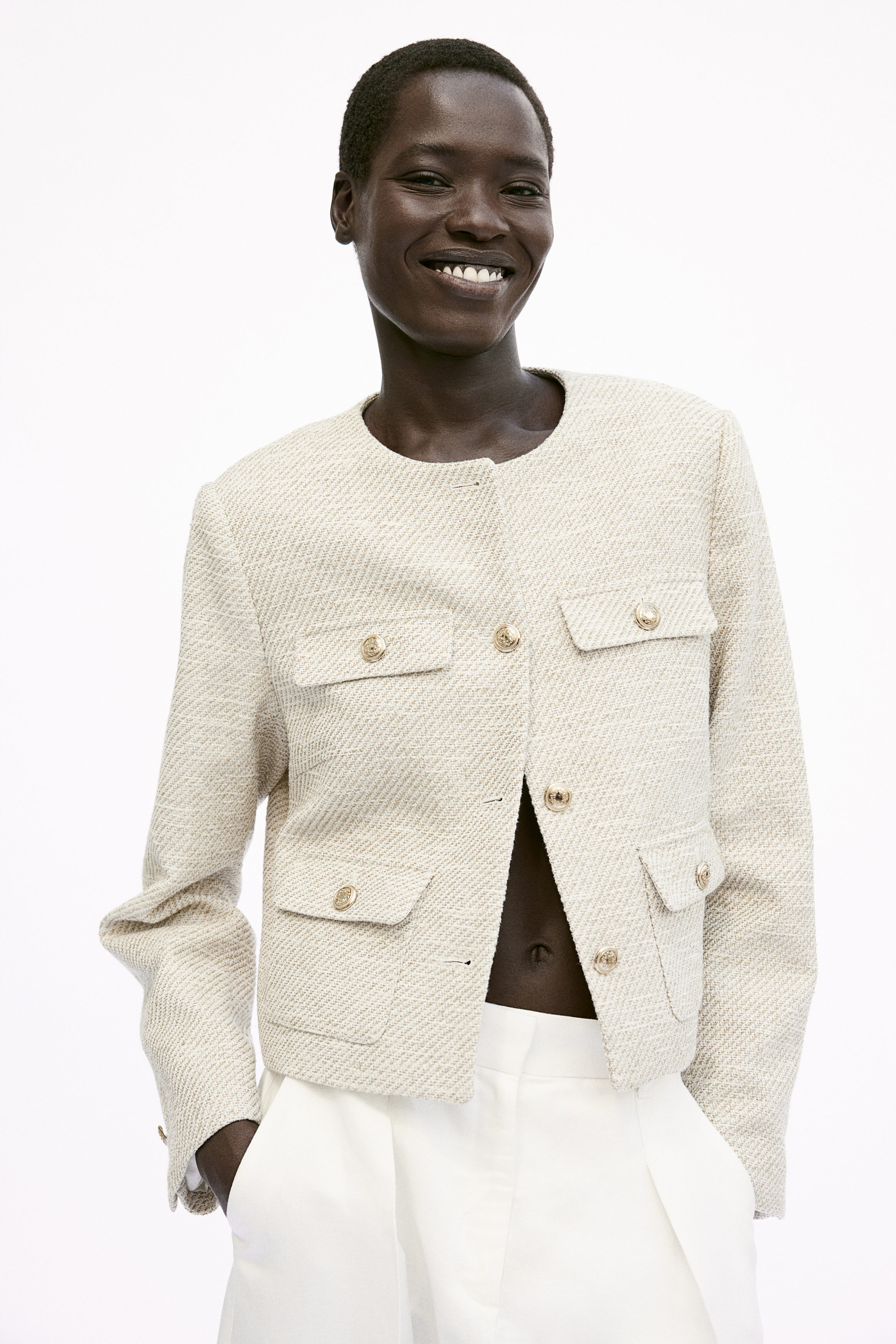 Textured-weave jacket Textured-weave jacket