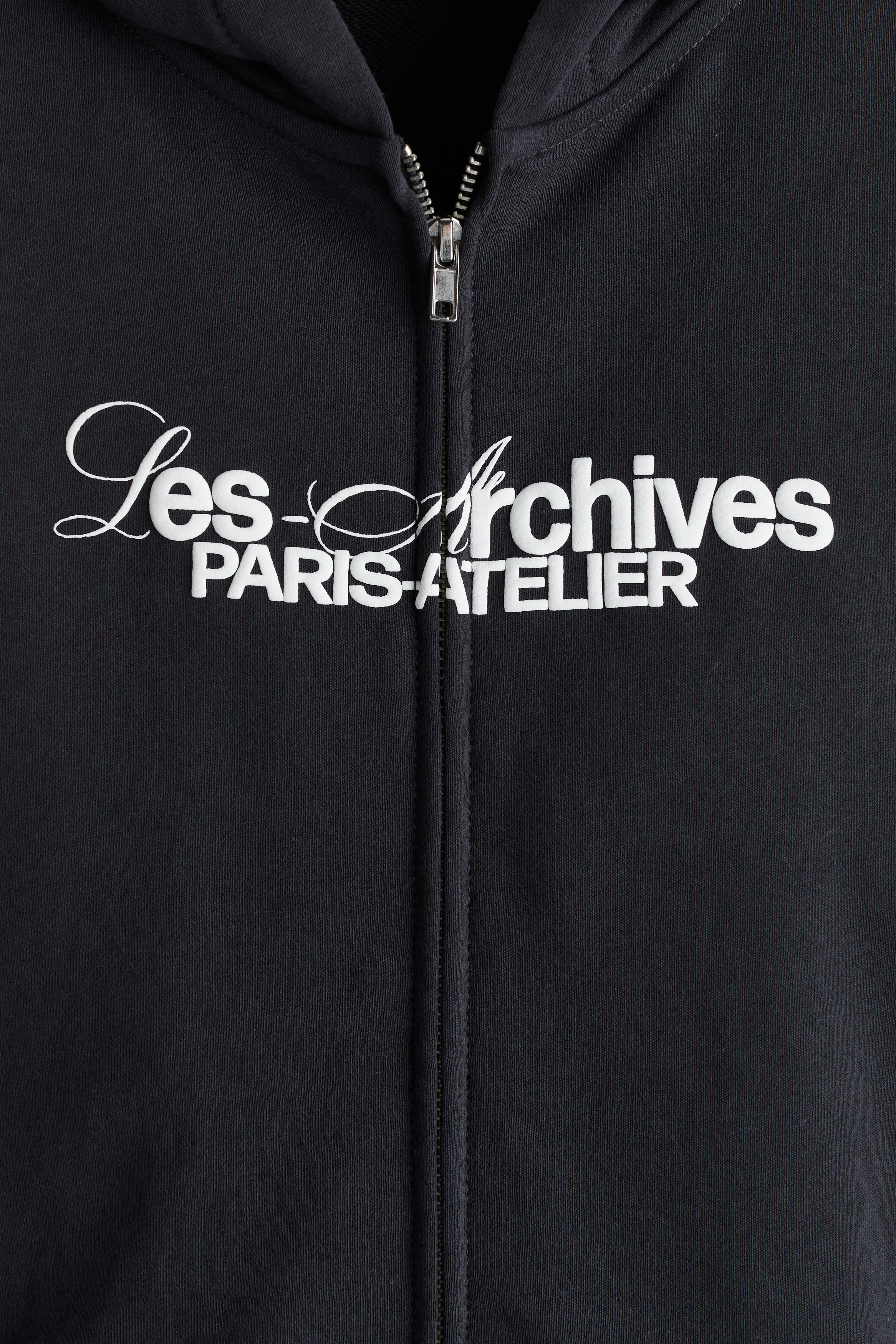Oversized zip-through hoodie
