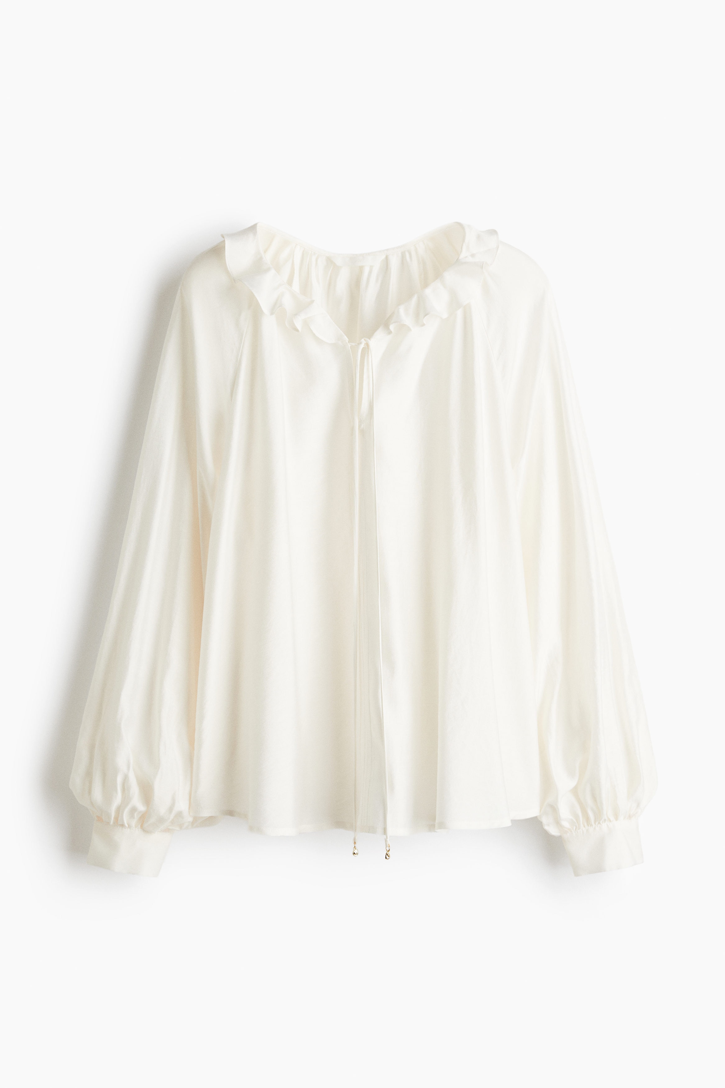 Gauze# FRILL COLLAR BLOUSE ホワイト Gauze (ガーゼ) DOUBLE FRILL COLLAR ANTIQUE BLOUSE / ダブル