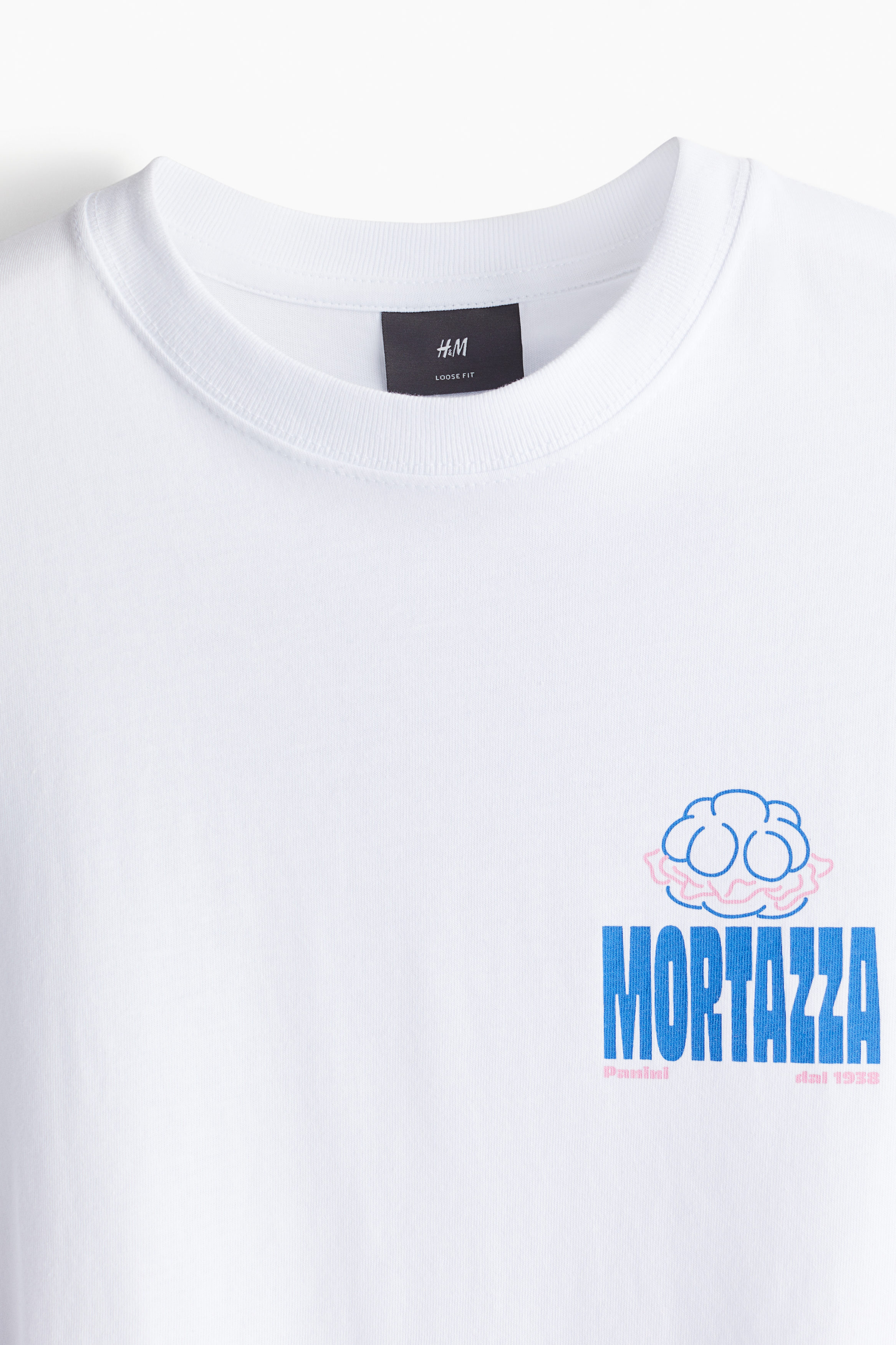 【THE MOZZ】Soft Loose T-Shirt Loose Fit Printed T-shirt