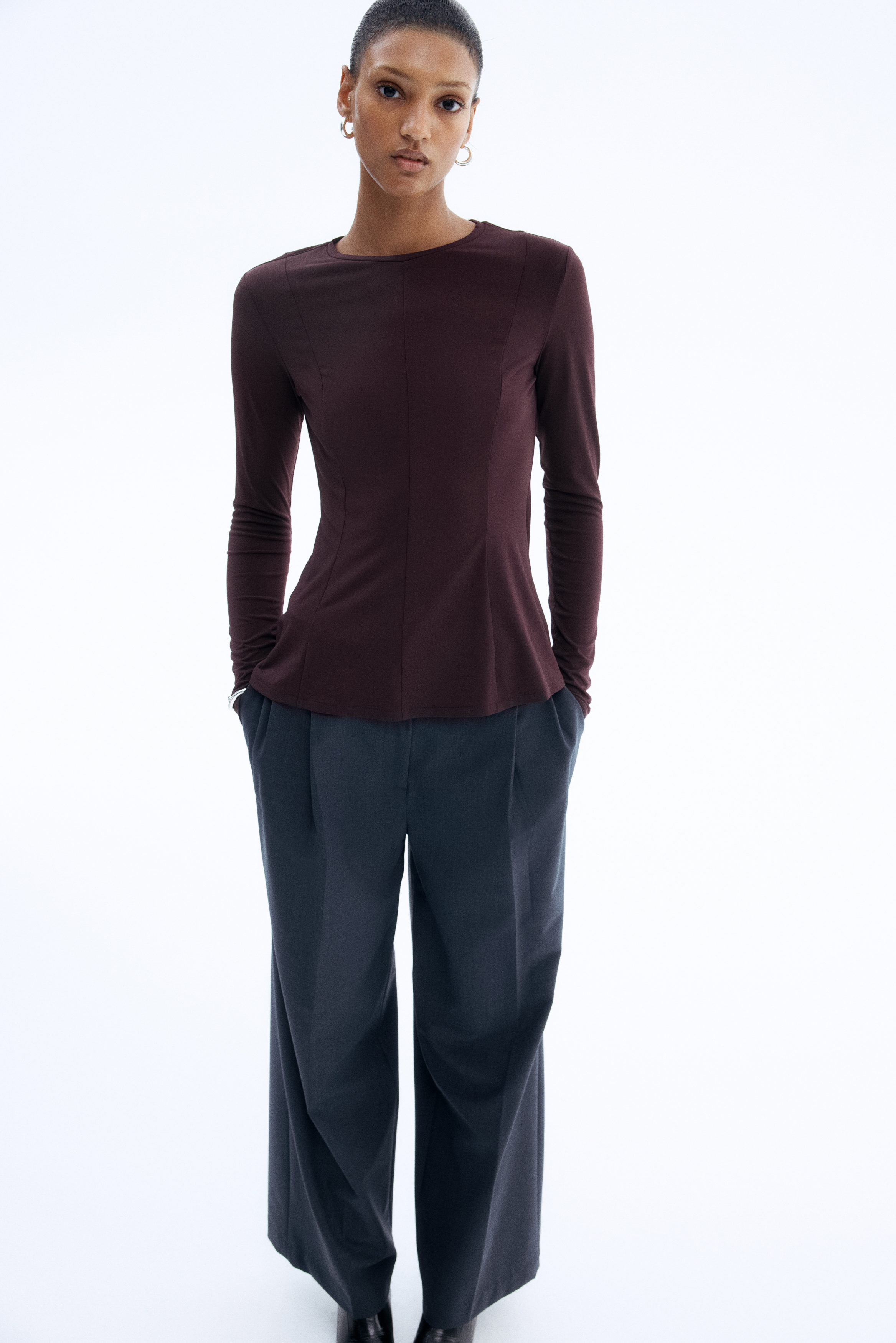 Peplum top