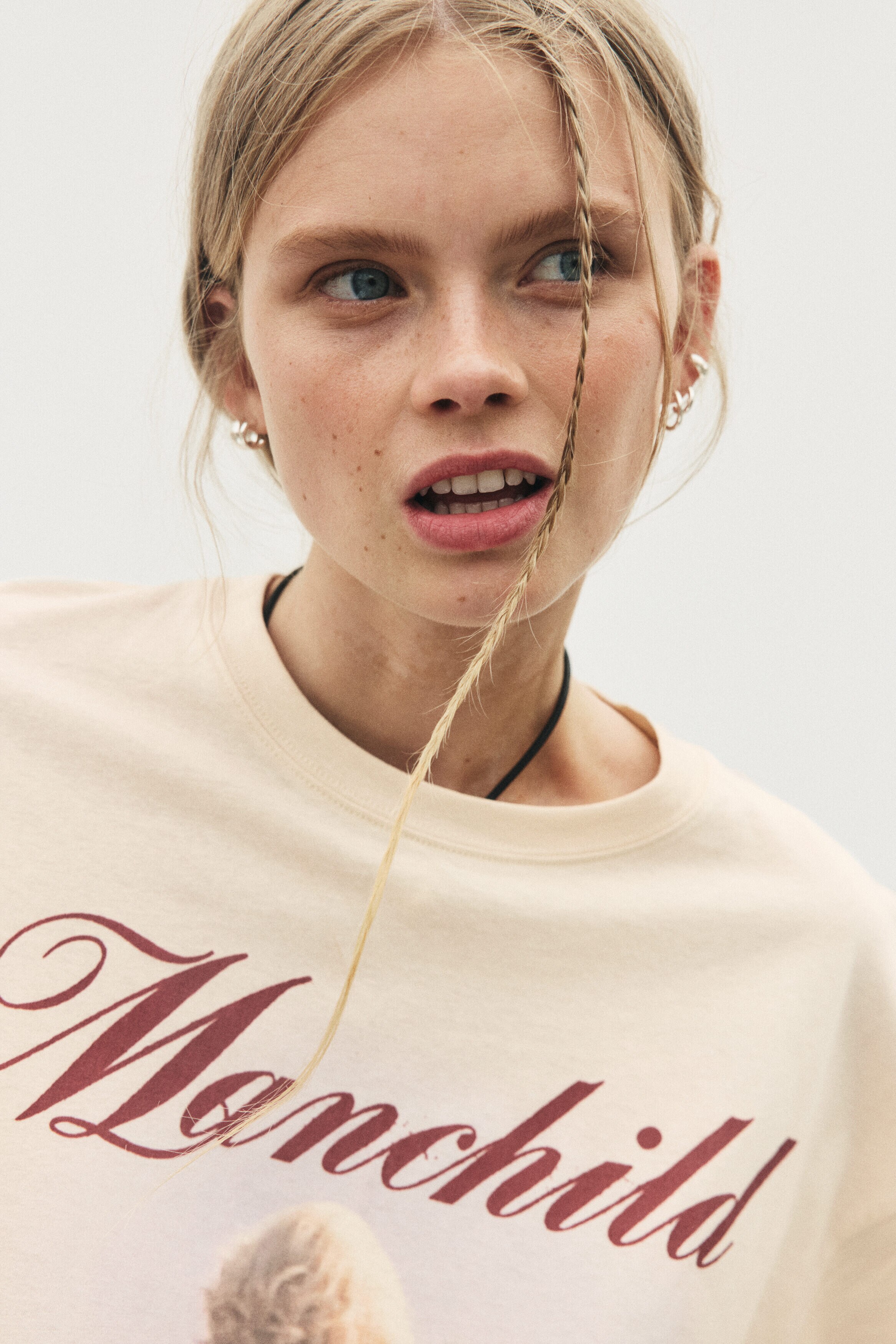 Oversized printed T-shirt