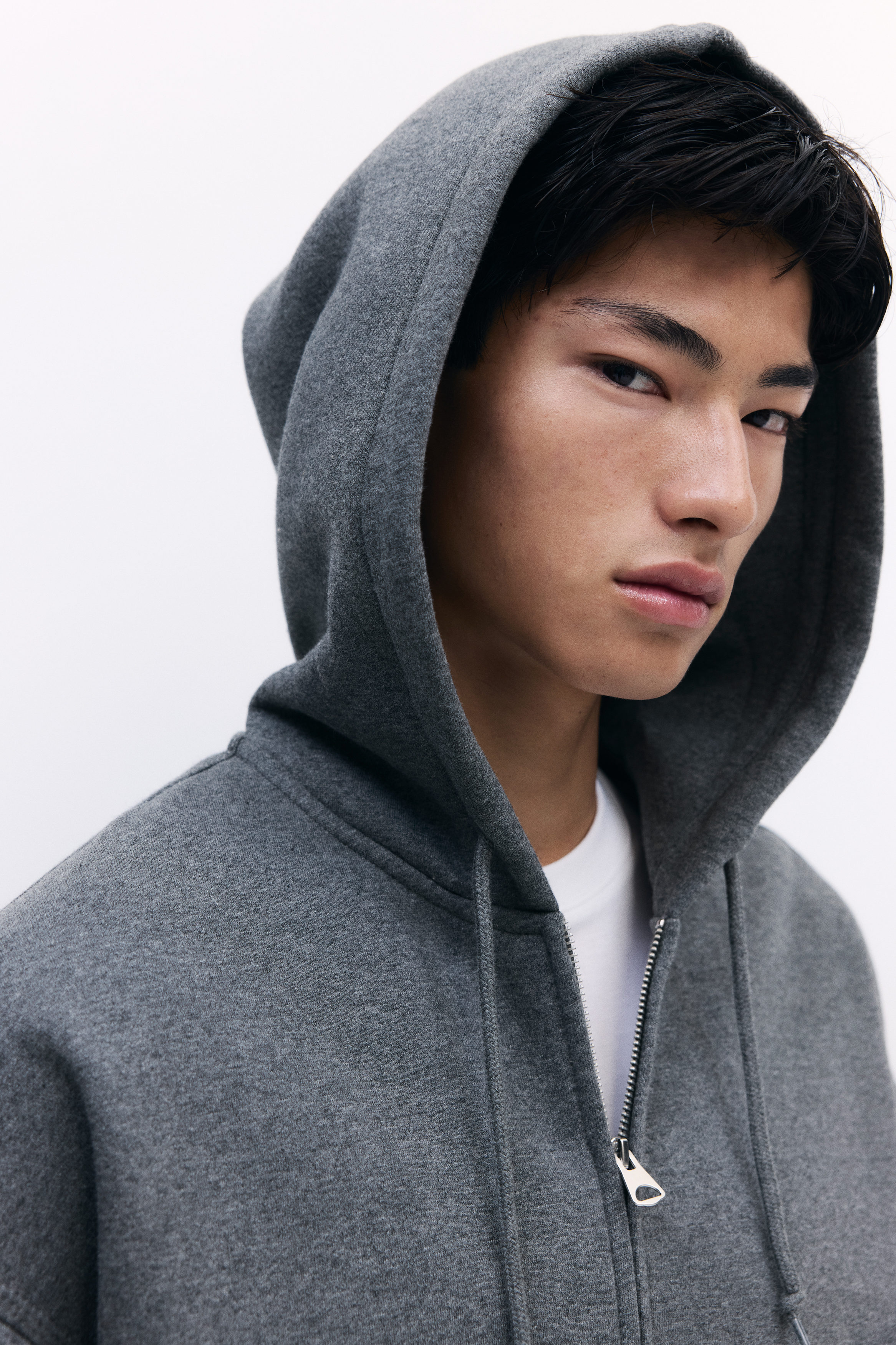 Oversized Fit Zip-through hoodie
