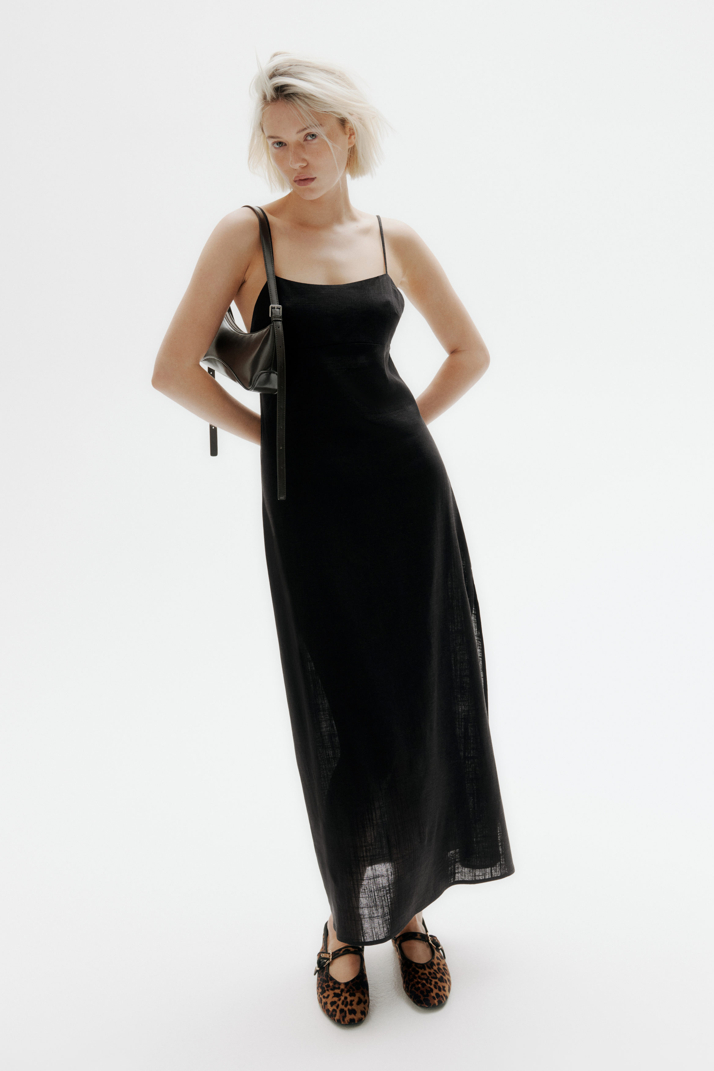 h&m tie detail maxi dress Tie-detail maxi dress