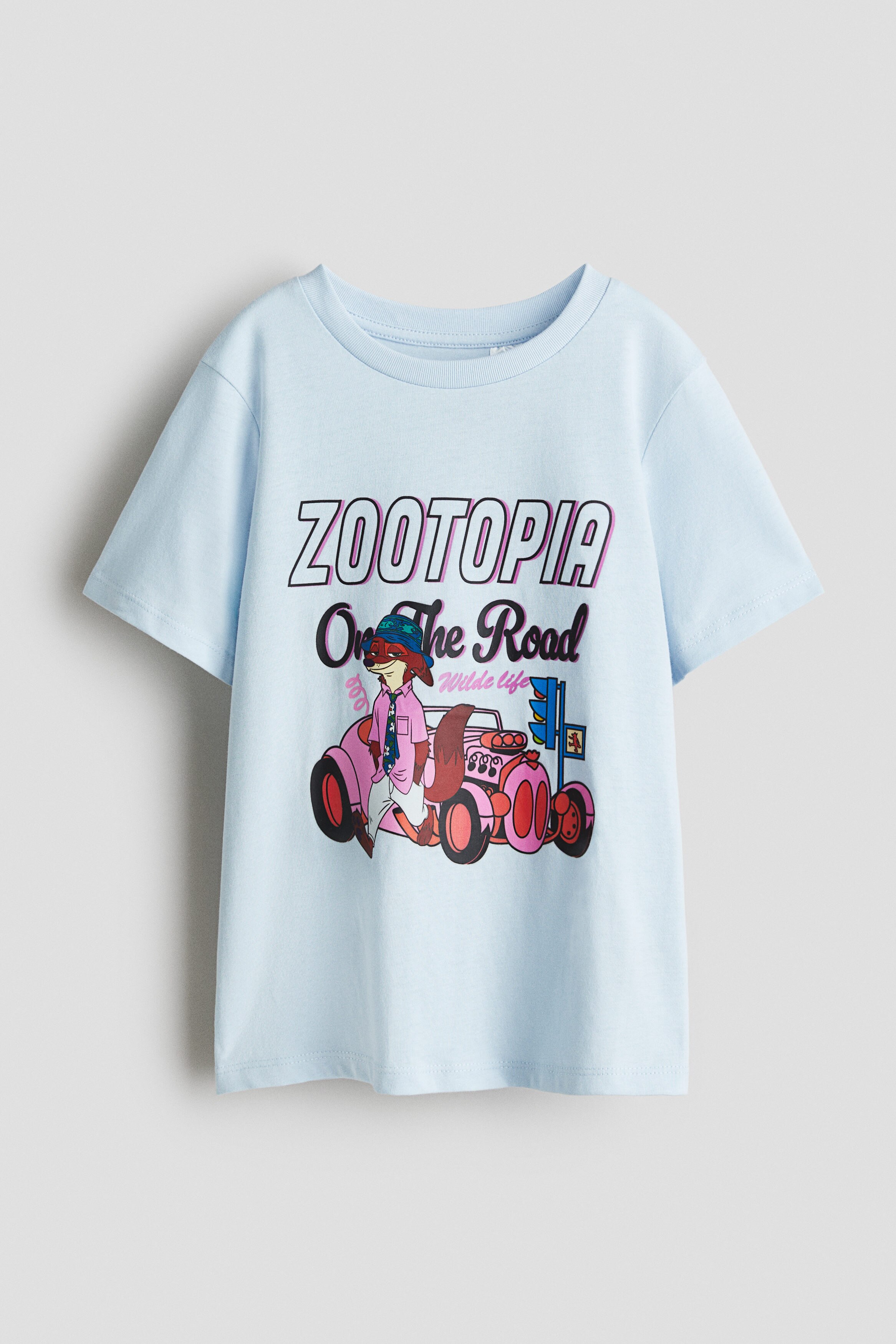 H＆M(*ˊᵕˋ*)੭ ੈ❤︎  Printed cotton T-shirt