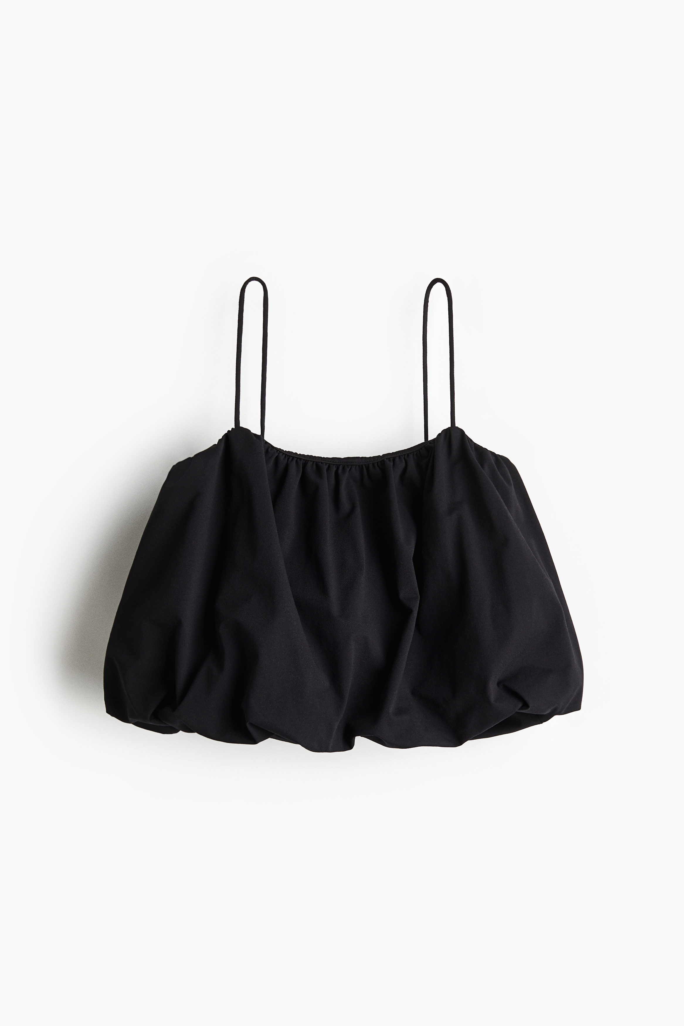 Bubble-hem strappy top
