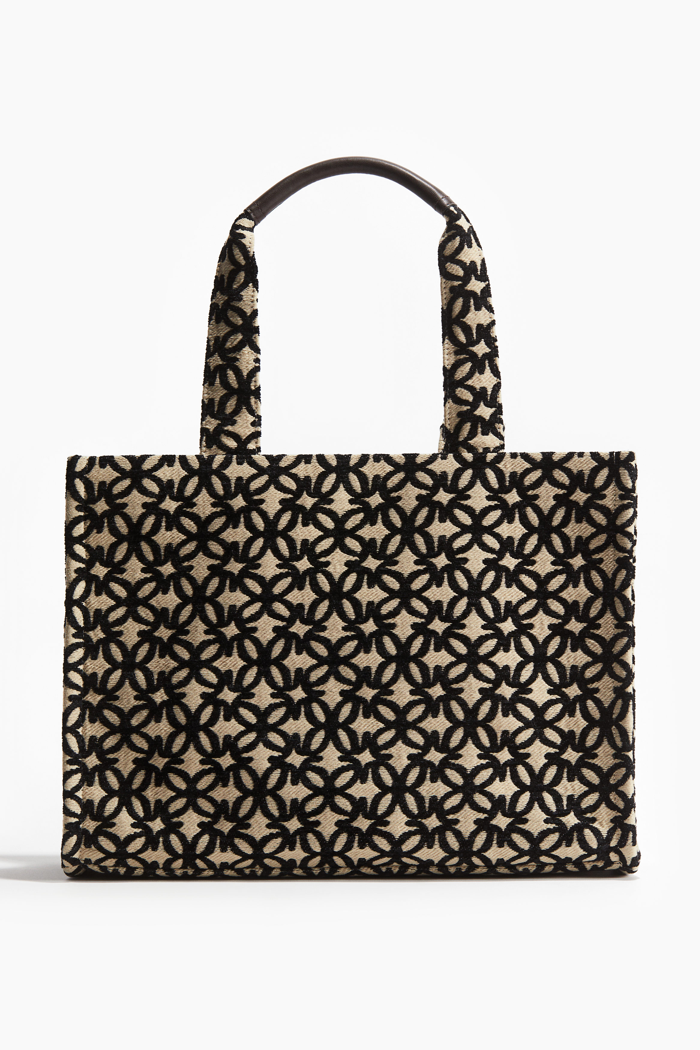 Cotton-blend shopper