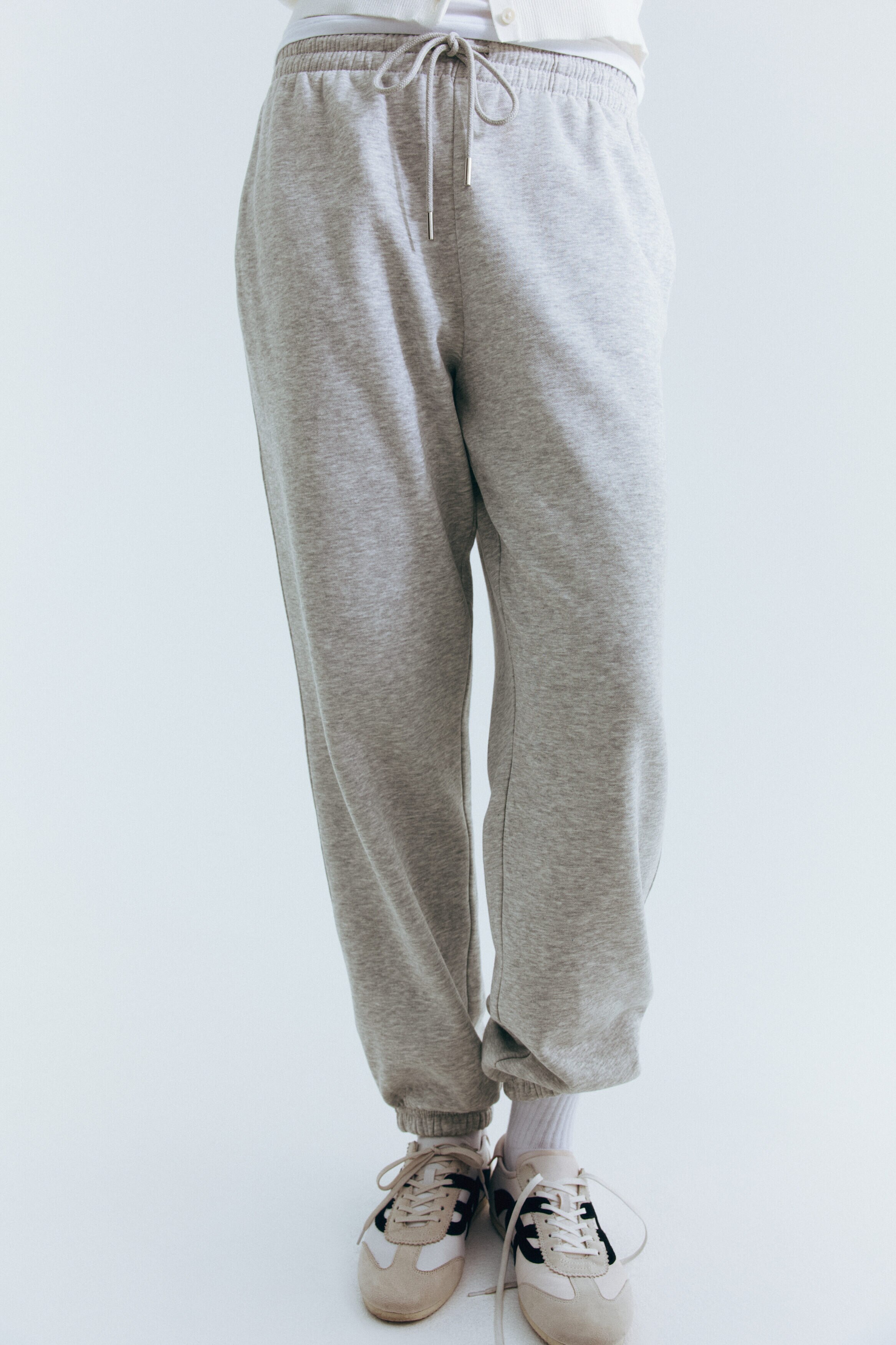 Cotton-blend sweatpants