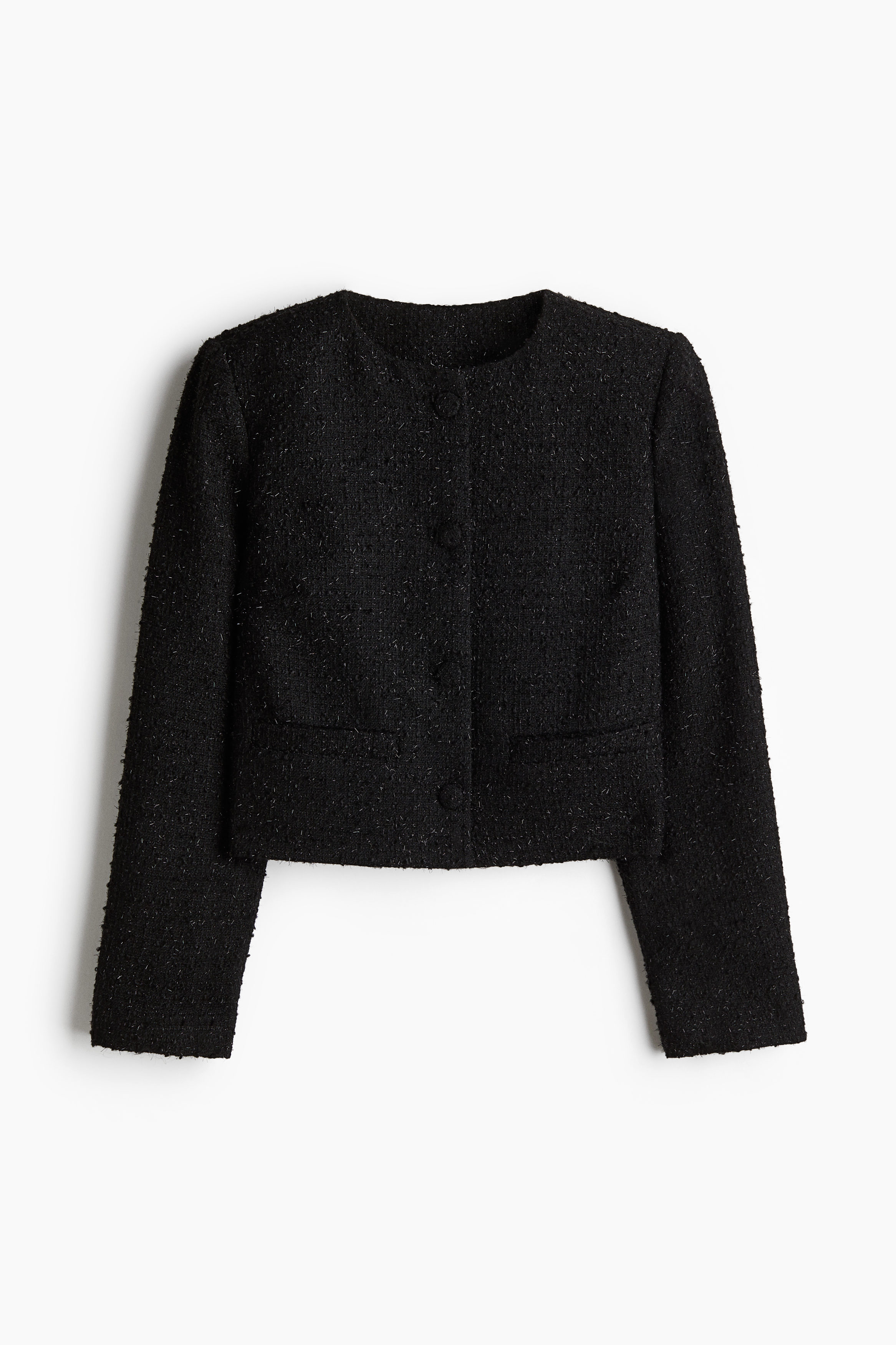 ジャケット・アウター herlipto  Boucle Jacket black M Bouclé-weave jacket