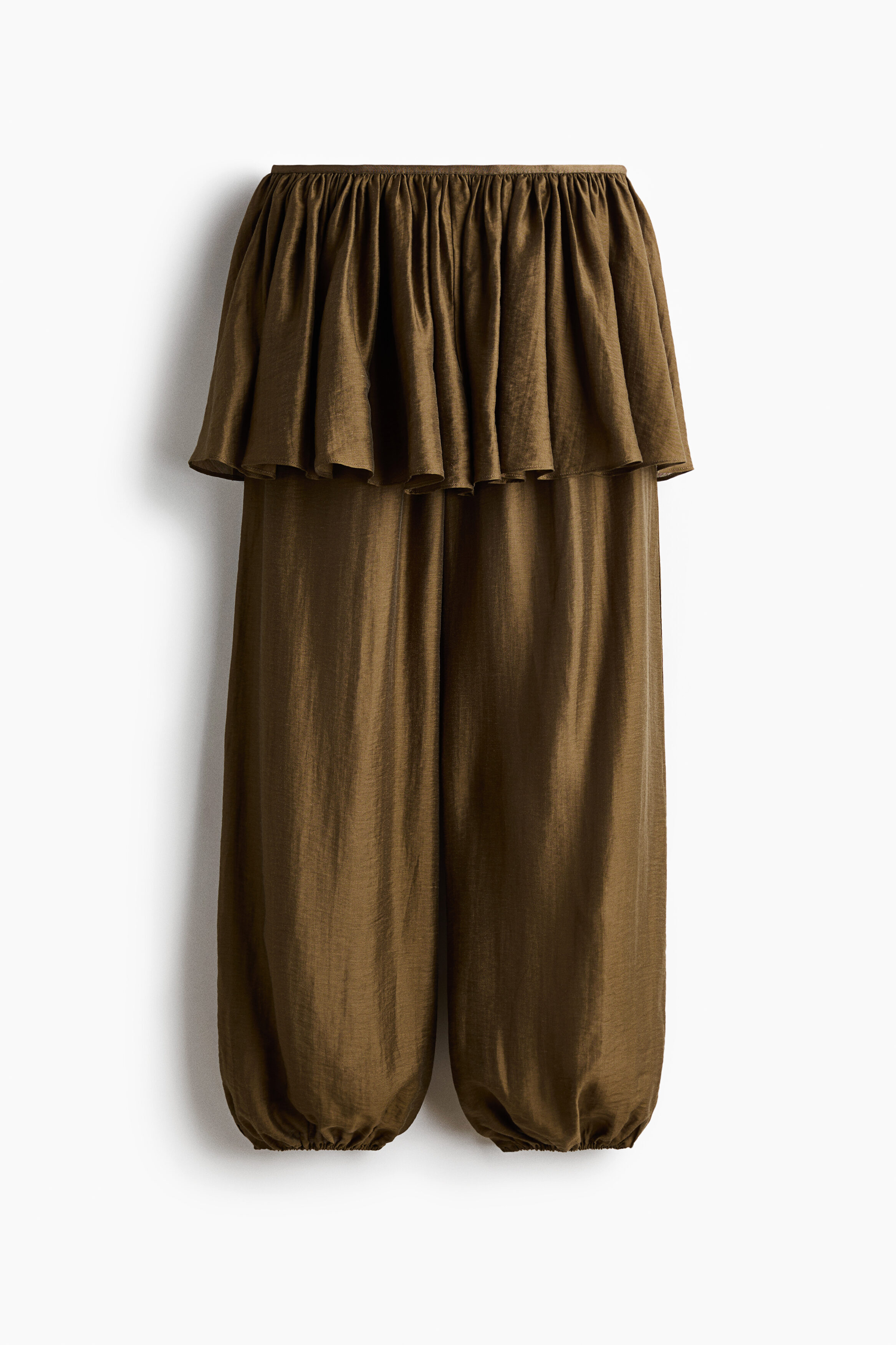 パンツ 20471120 balloon skirt layered flare PT Skirt-layered balloon trousers