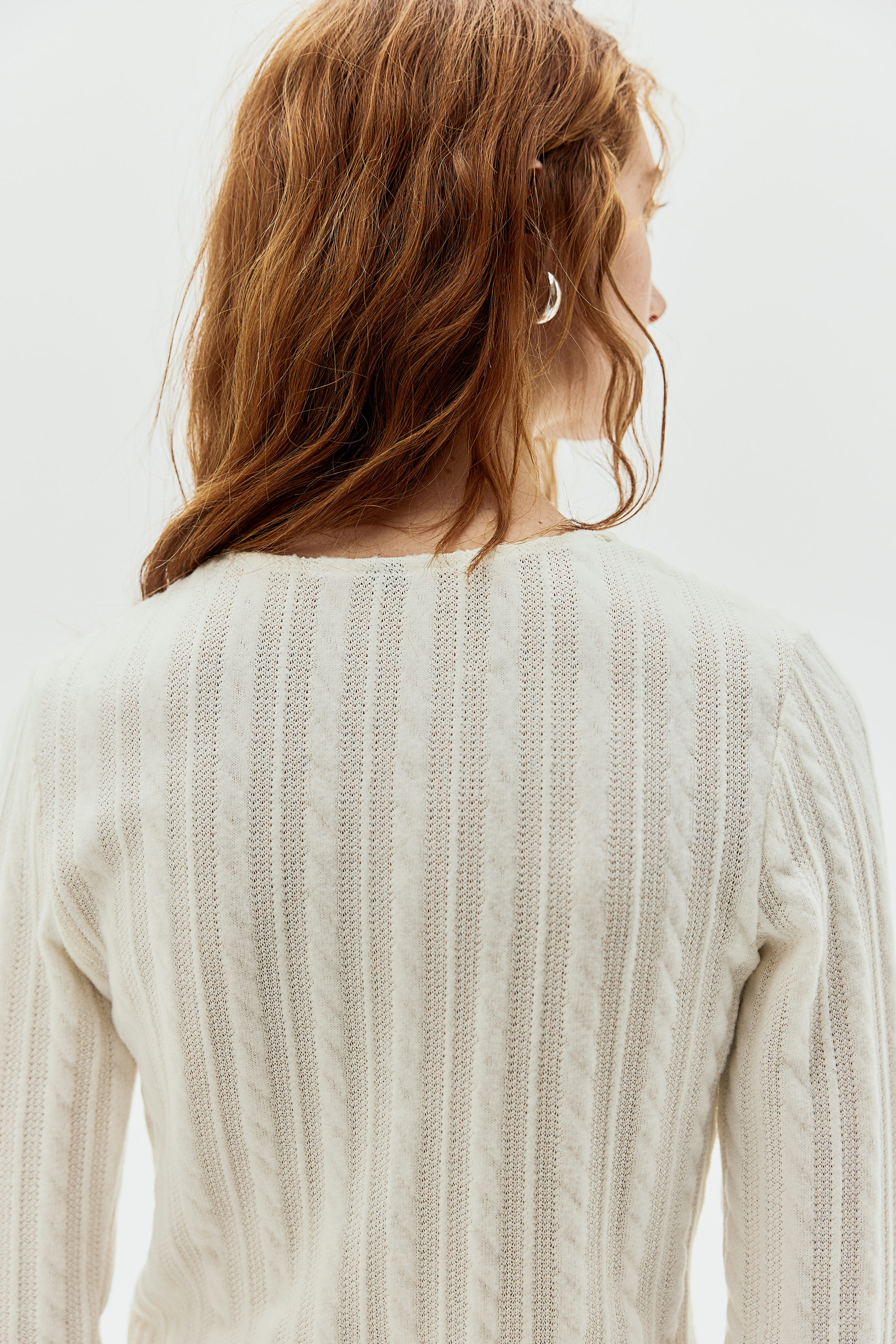 LEINWANDE Cable Short Cardiganニット leinwande ニット セーター 「leinwande（ラインヴァンド