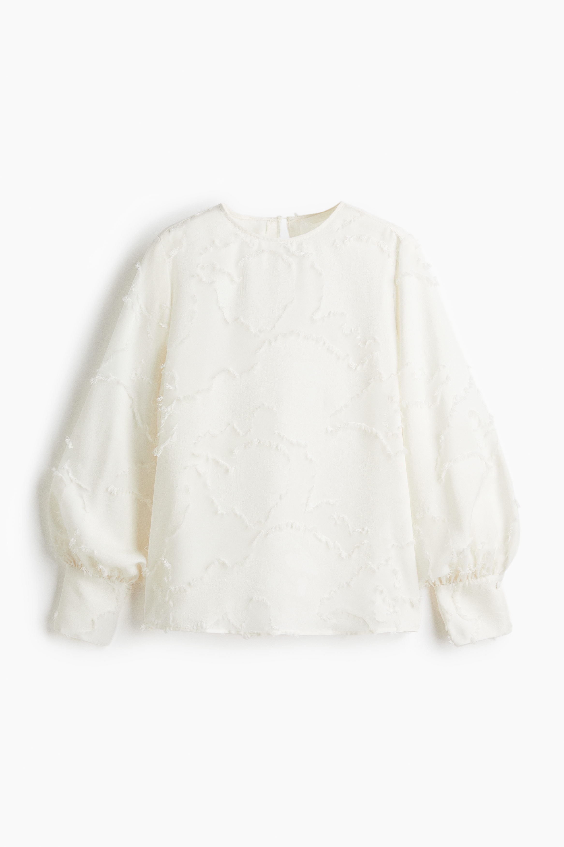 Jacquard-weave blouse