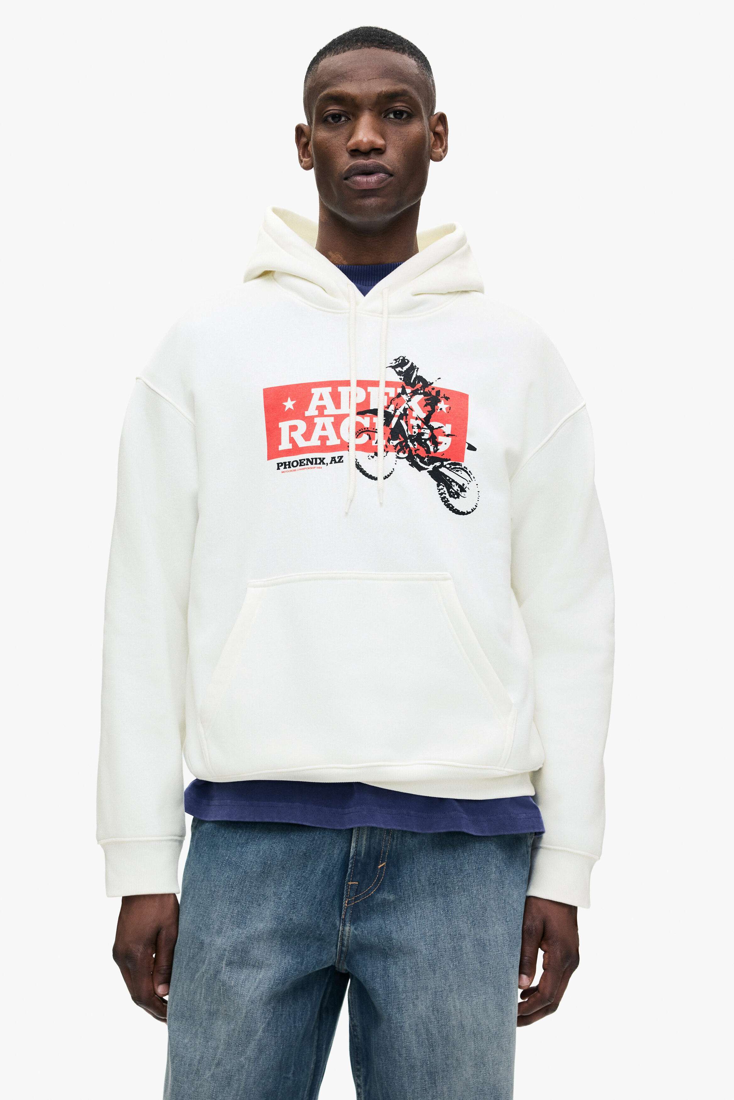 Loose Fit Printed hoodie