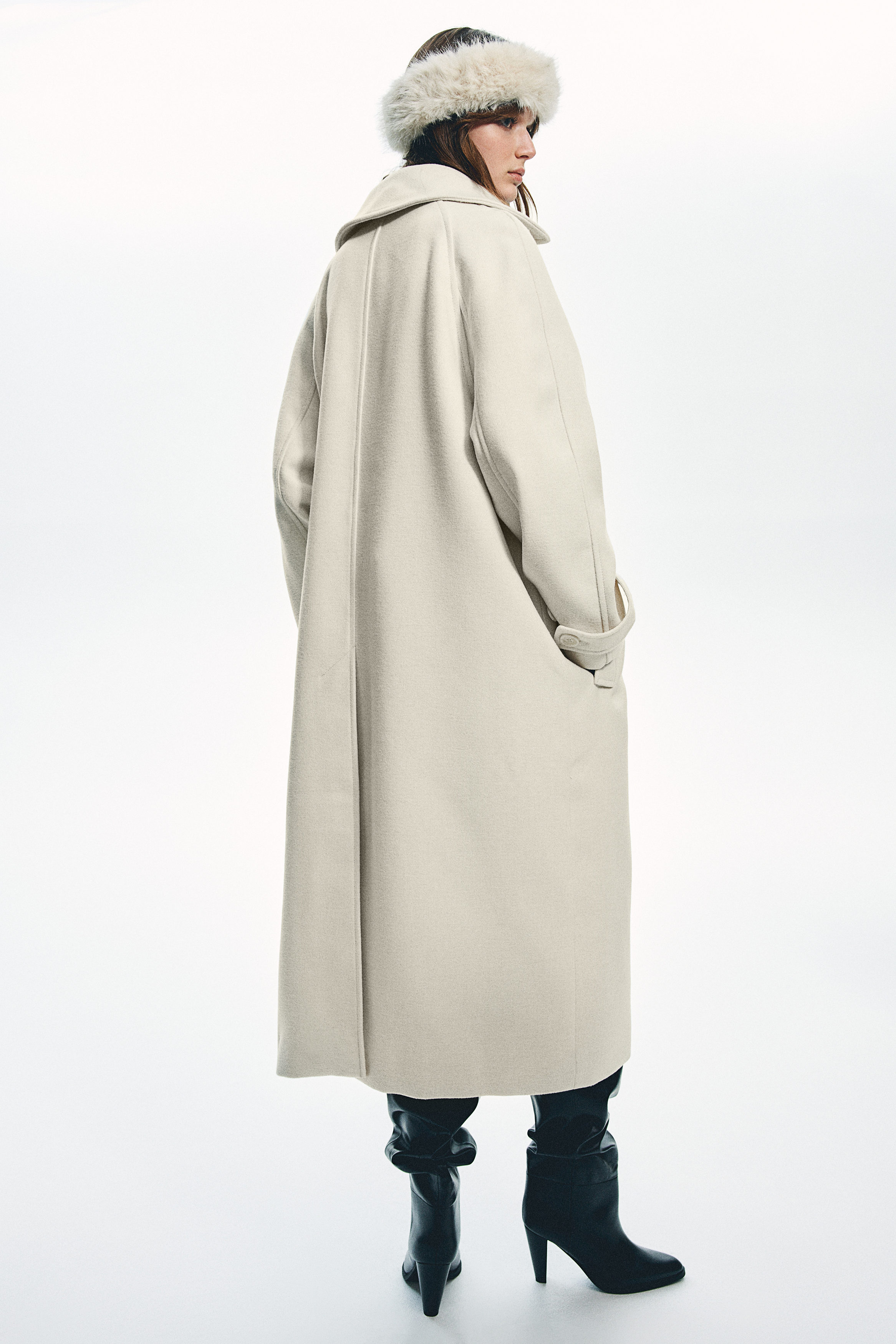Oversized maxi coat