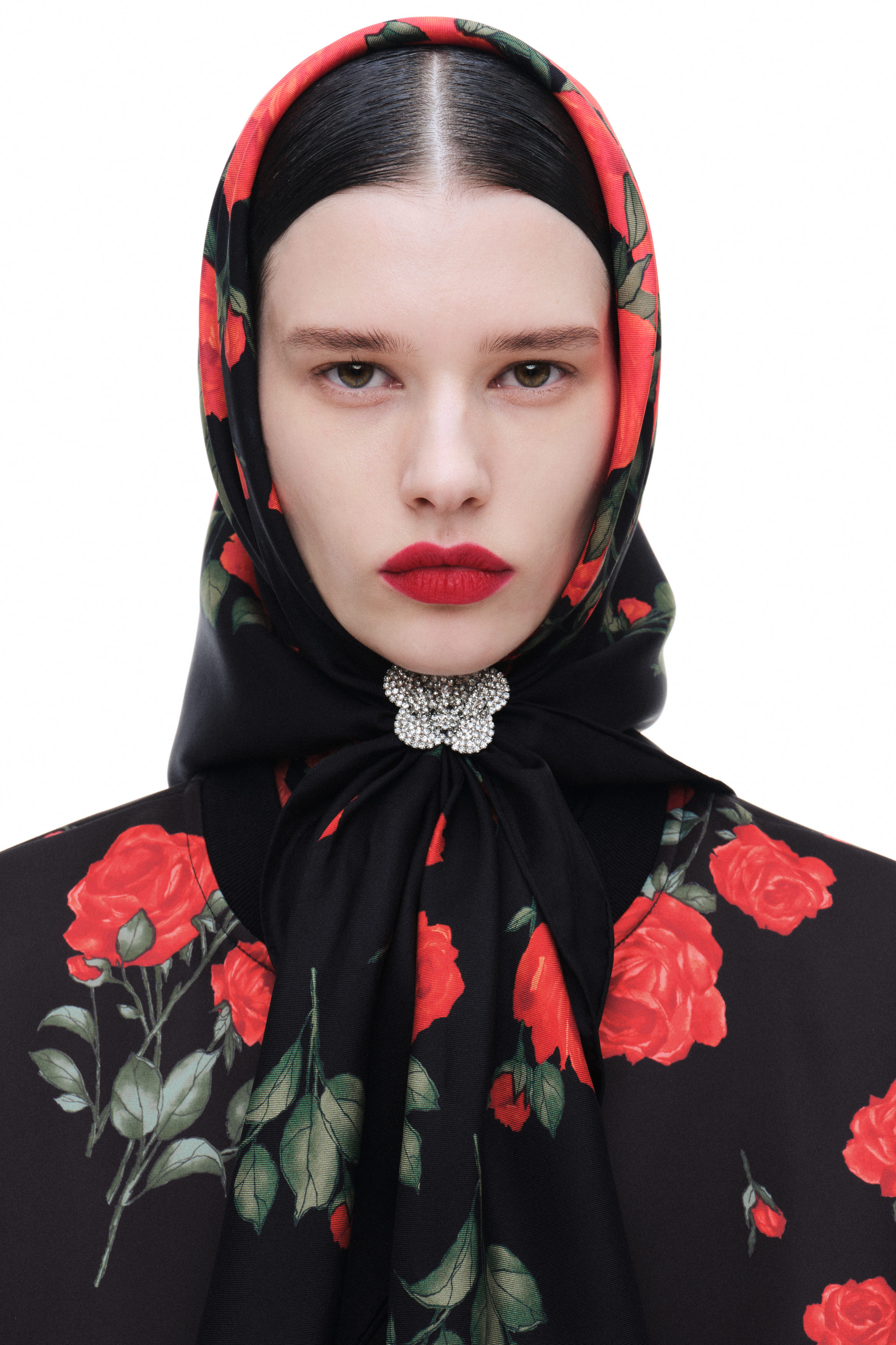 MAGDA BUTRYM 花柄シルクブラウス 36