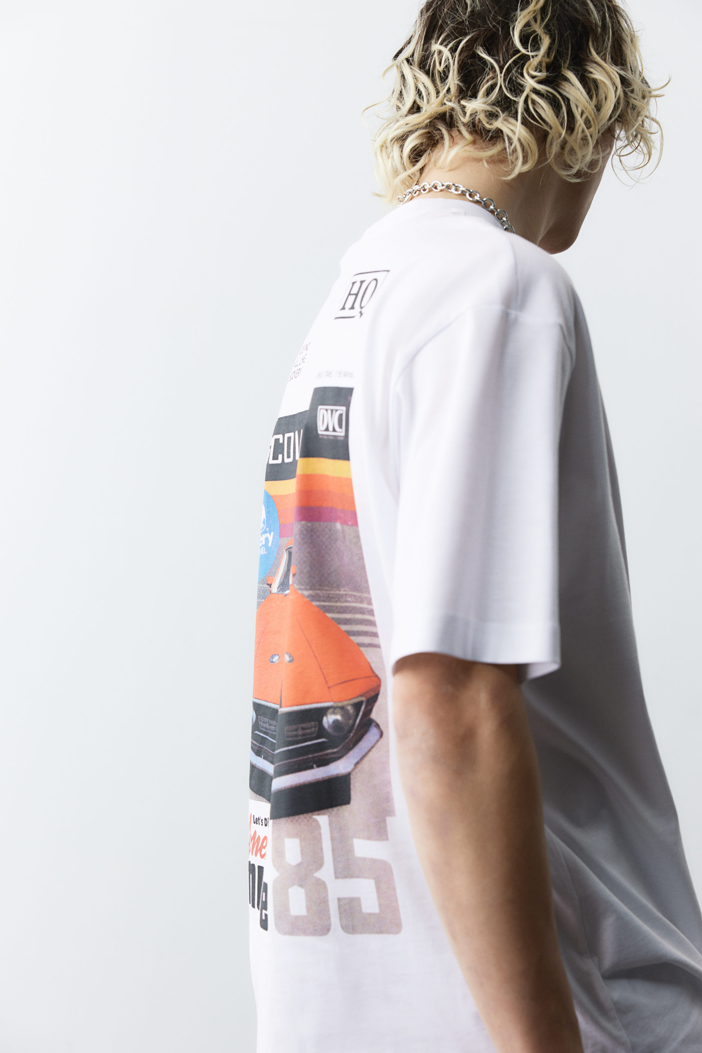 OVY Multi Border Relax Fit T-shirts Lサイズ OVY Multi Border Relax