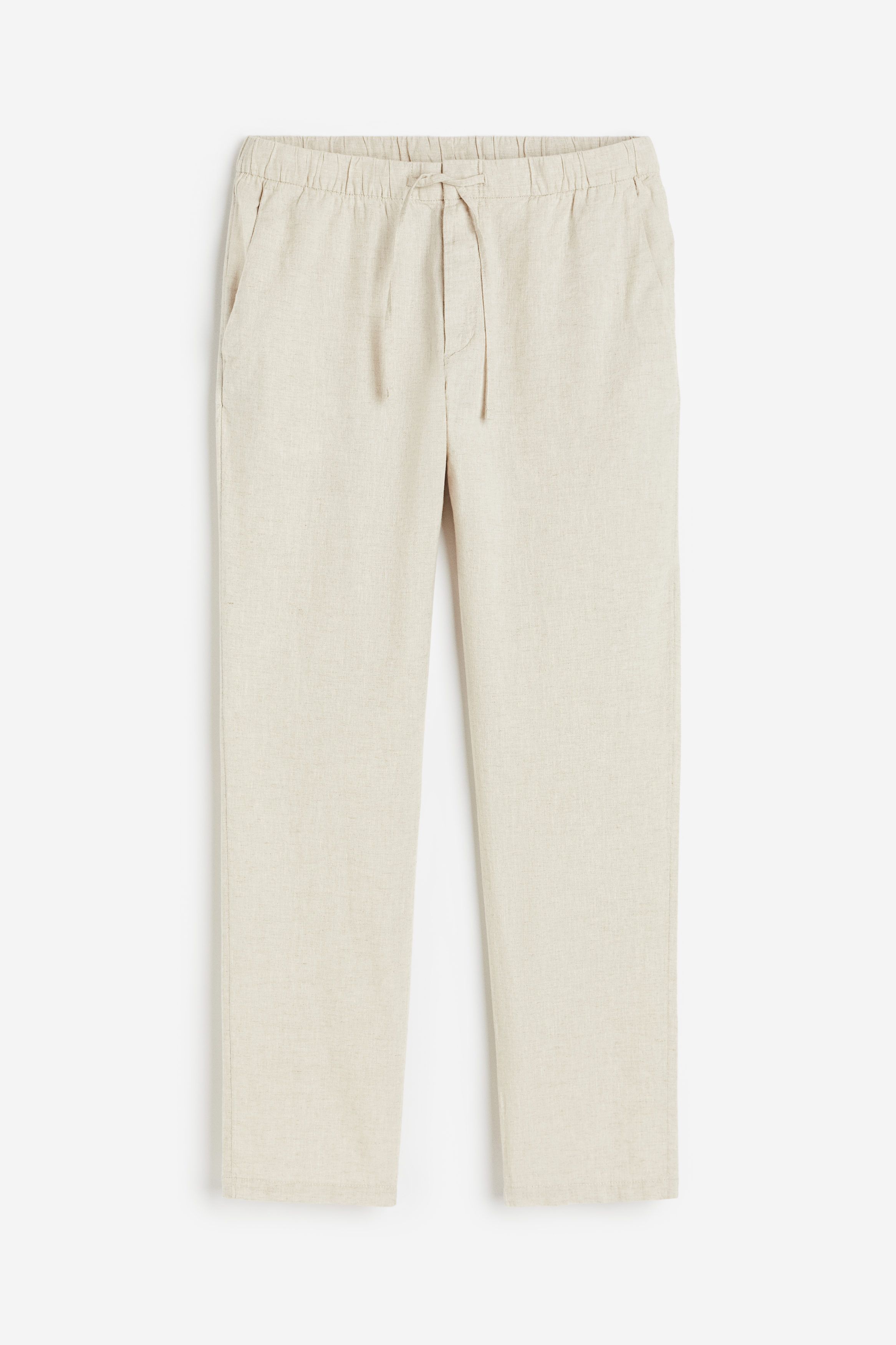 Regular Fit Linen-blend trousers