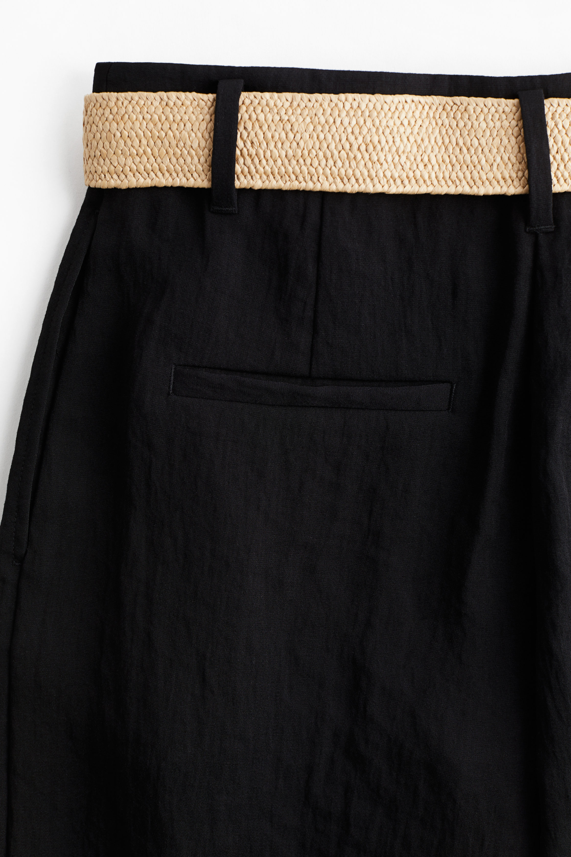 Around 2way belted tech pants black M ALOUND 2WAY BELTED TECH PANTS M