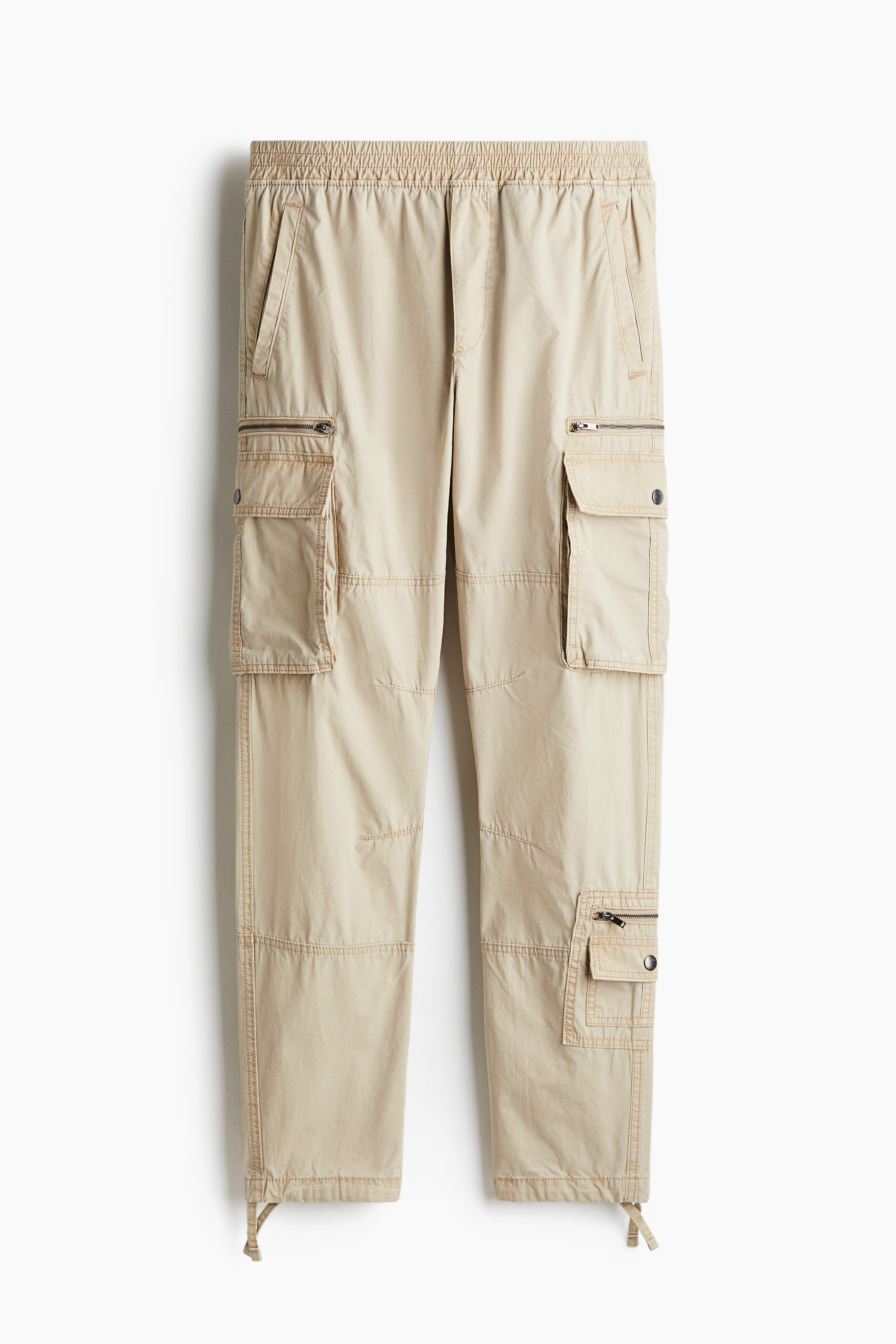 Regular Fit twill cargo trousers