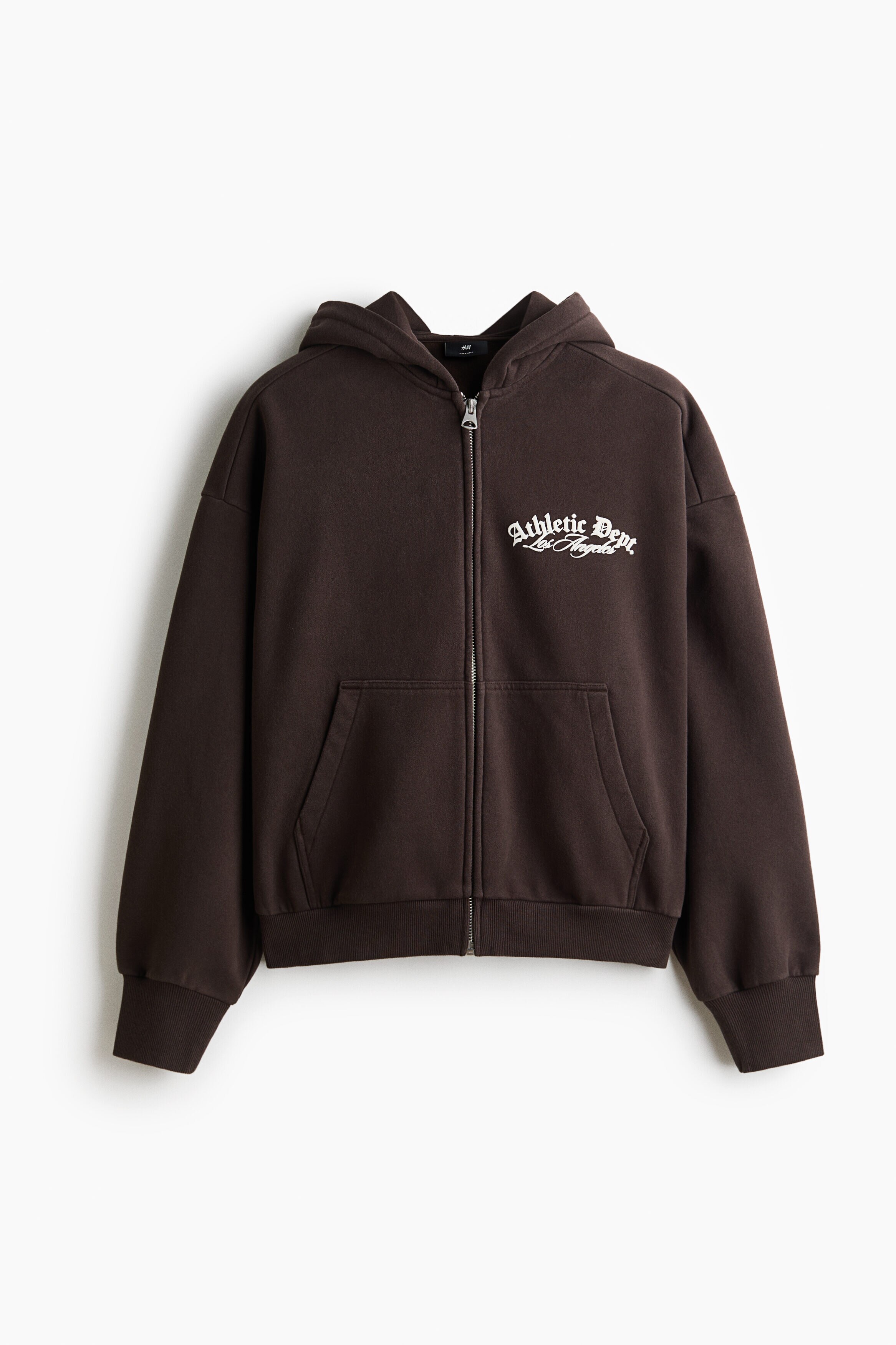 HYSFORM™ TIME PIECE ZIP HOODIE Oversized Fit Printed zip-through hoodie