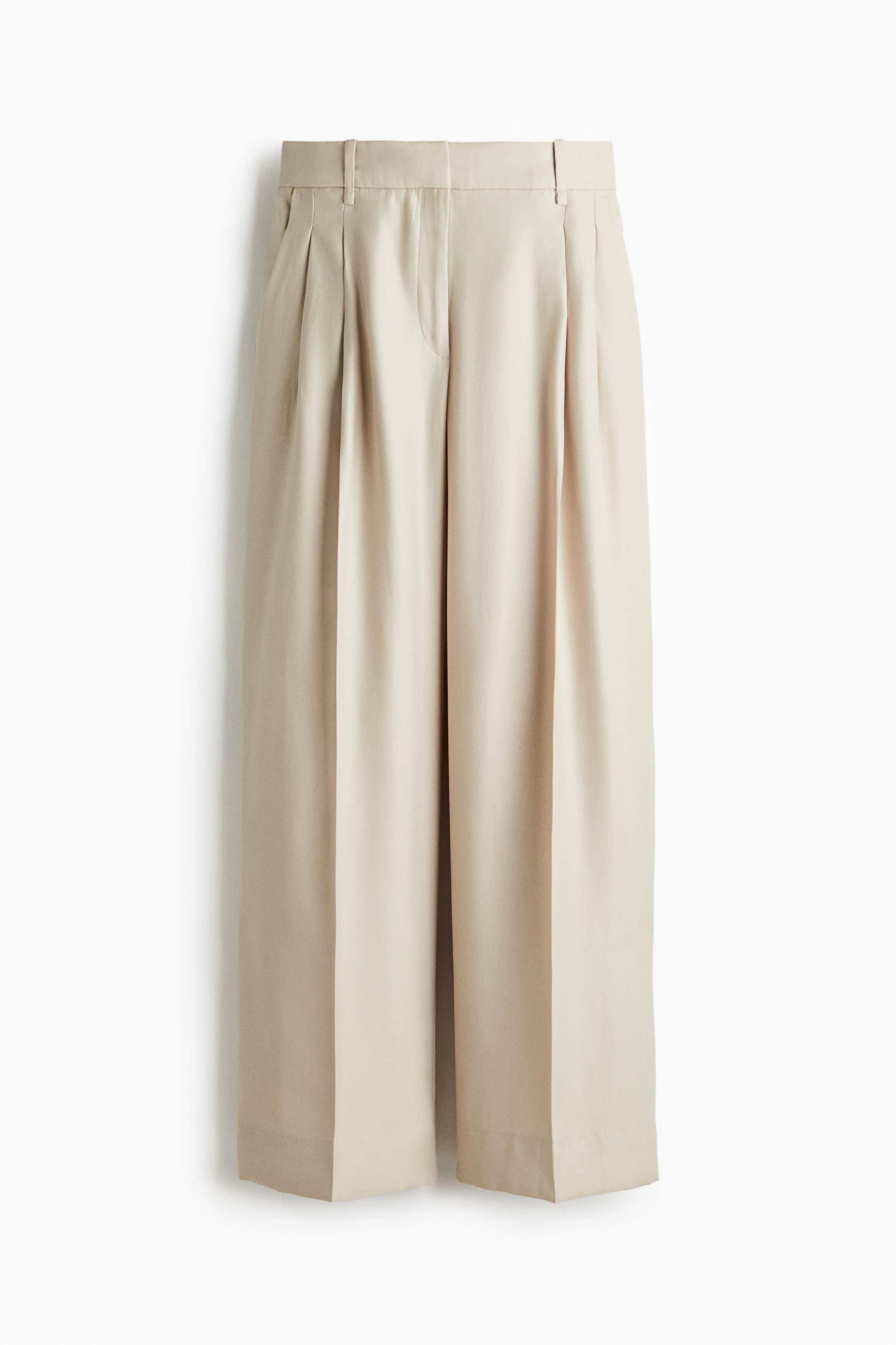 Wide tailored trousers