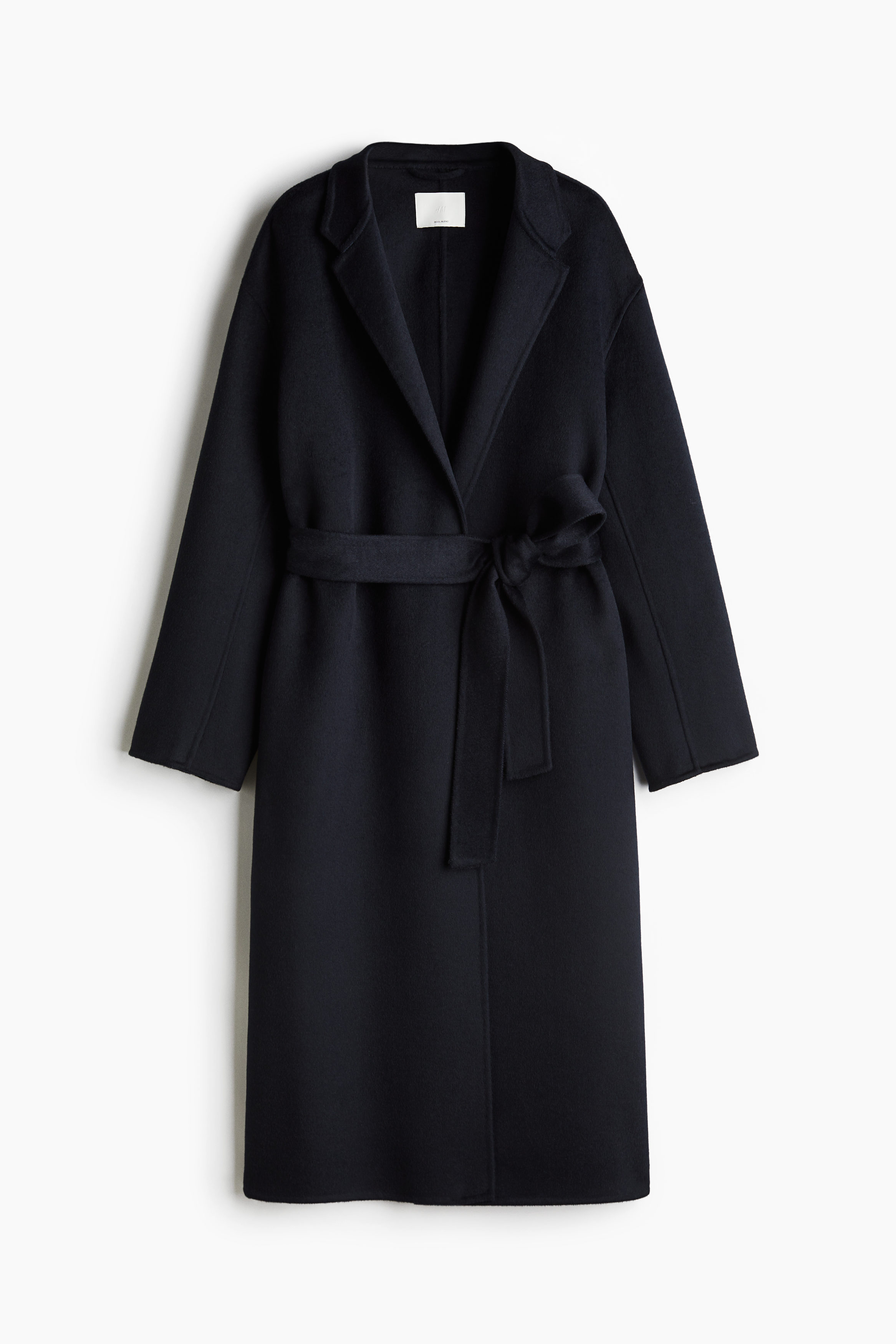 Handmade wool-blend coat