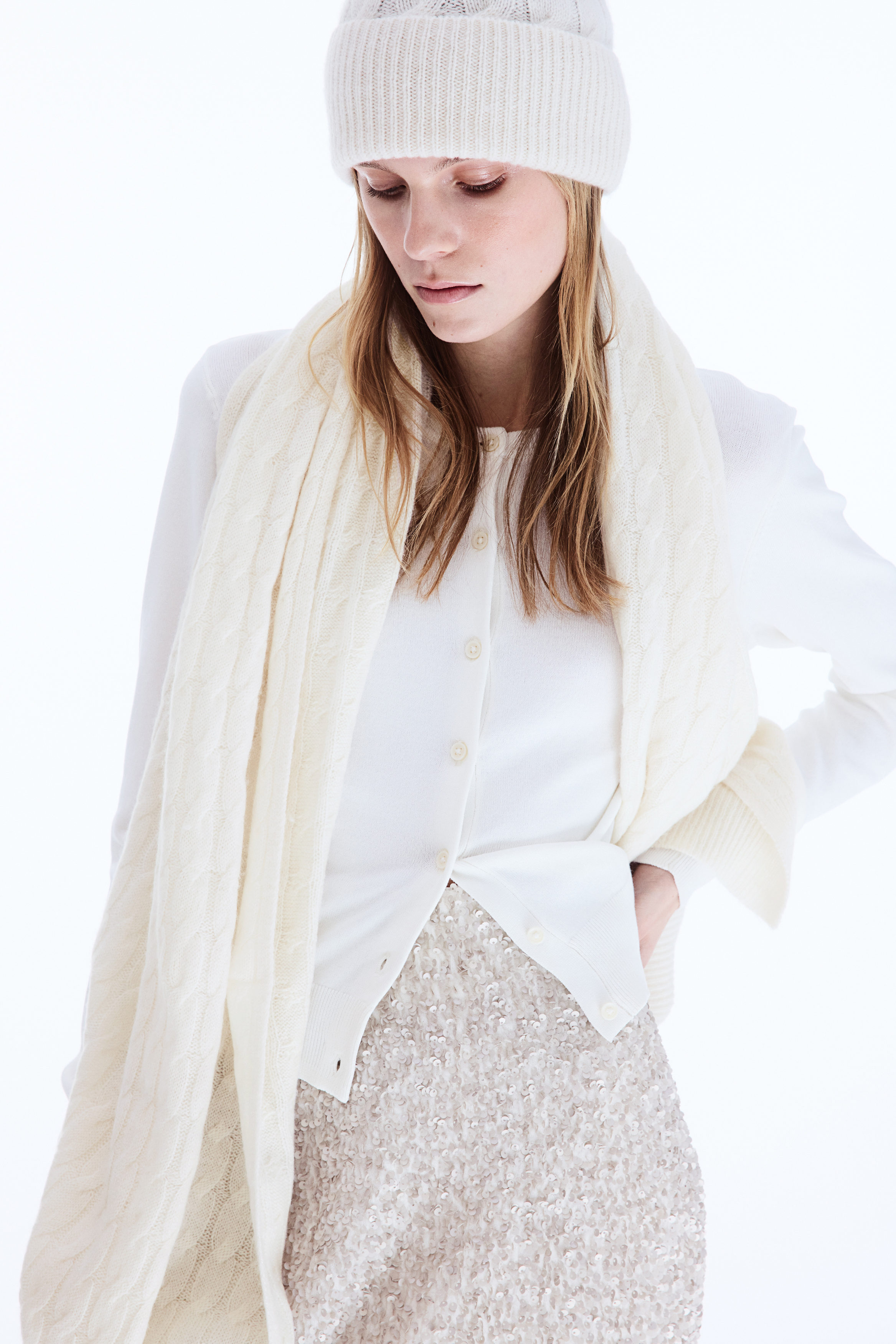 【INSTANTFUNK】☆Cable-knit wool-blend bolero mini dres.s INSTANTFUNK☆Cable-Knit Wool-Blend Bolero Mini Dress☆24FW