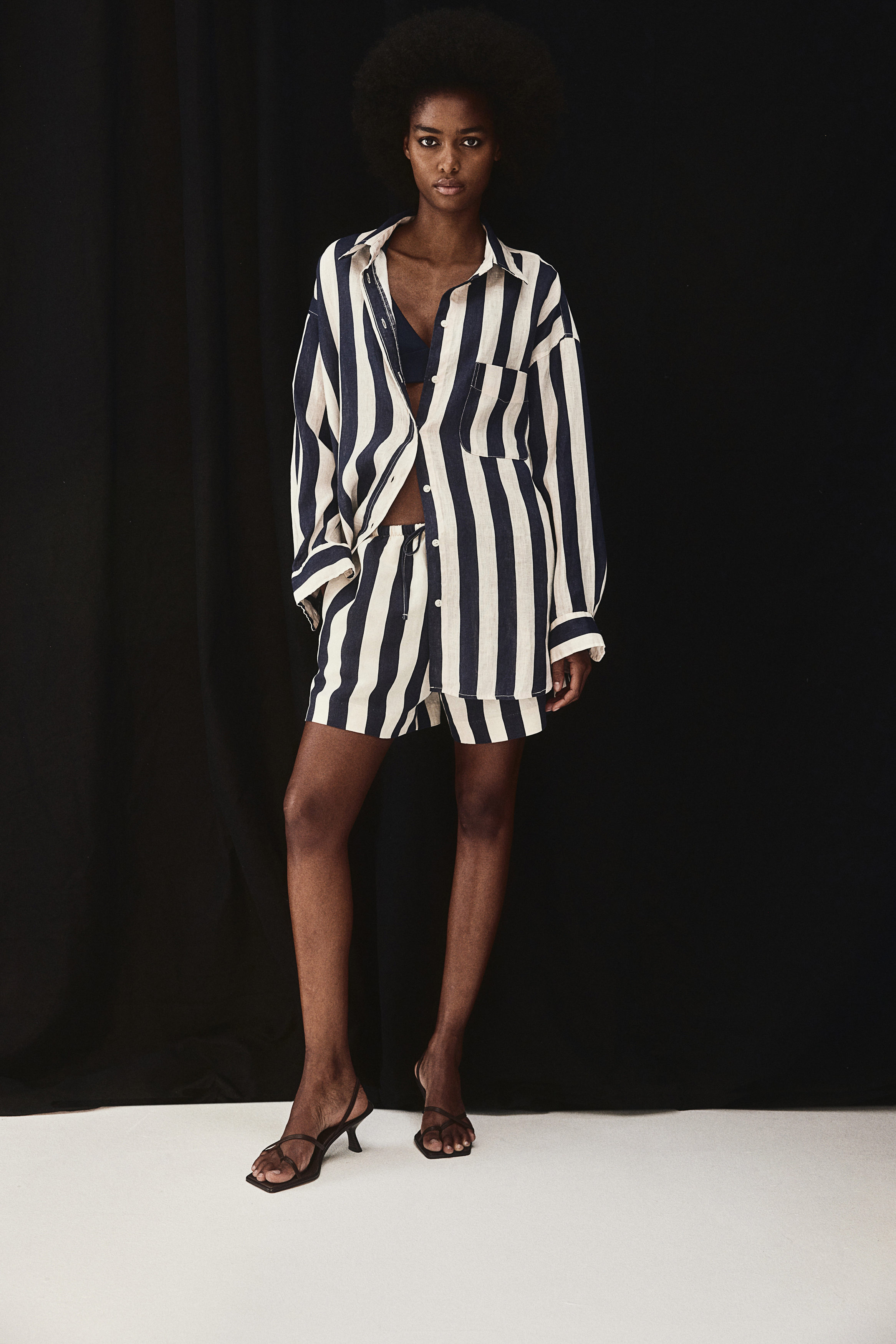 Oversized linen shirt