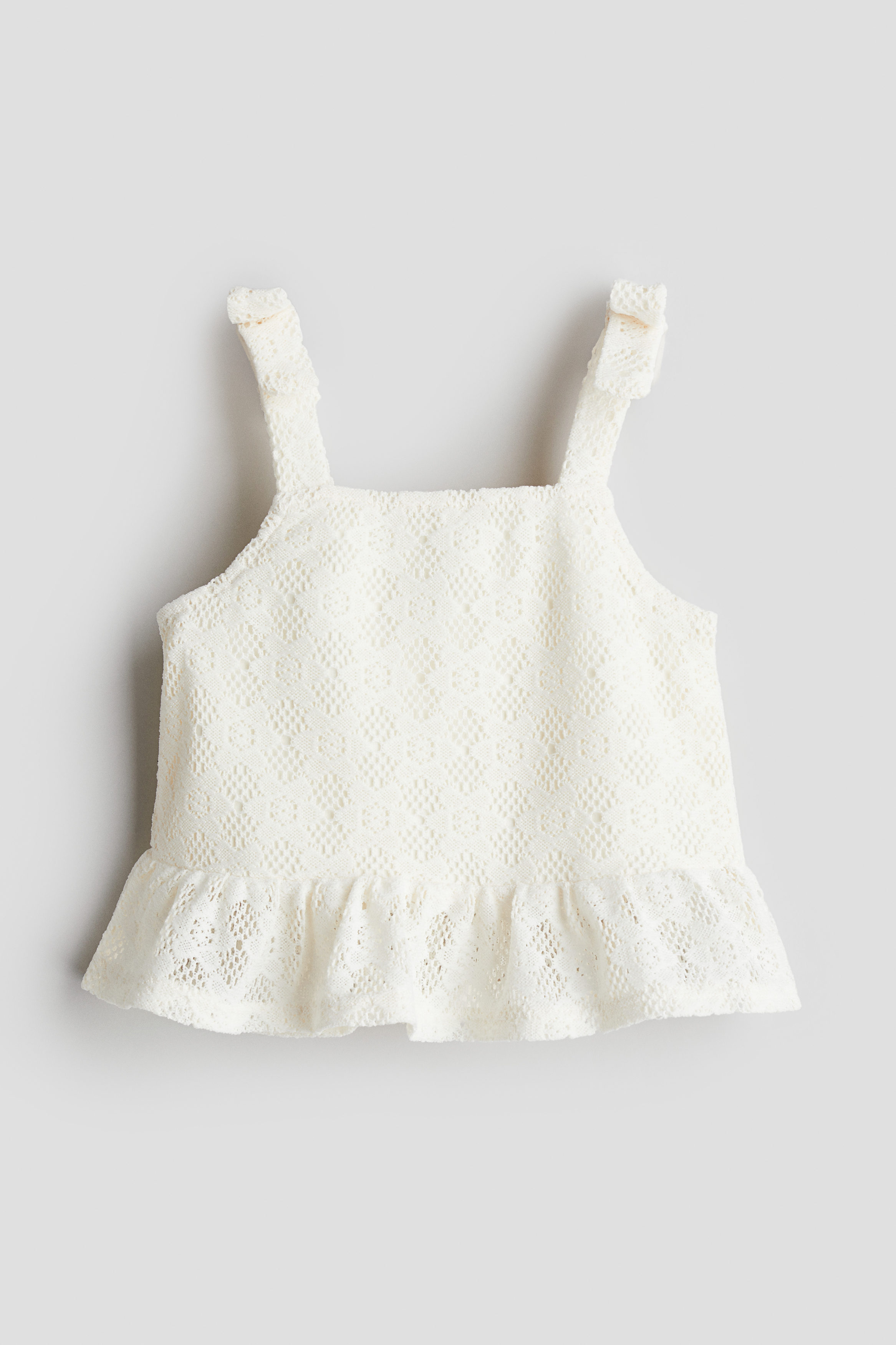 j crew lace peplum top