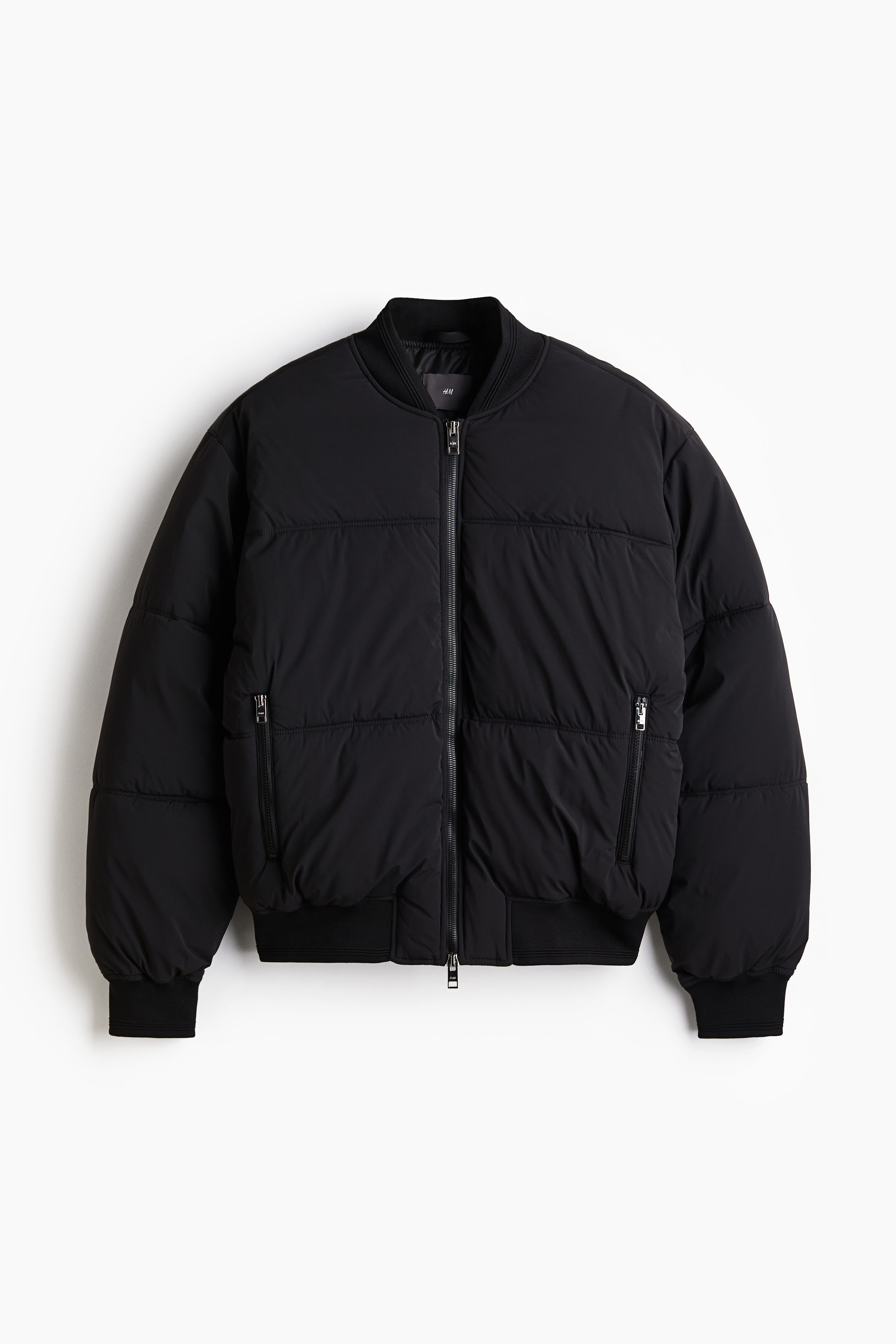ジャケット・アウター Error Fit Padded Bench Coat (BLACK) M Loose Fit Padded bomber jacket