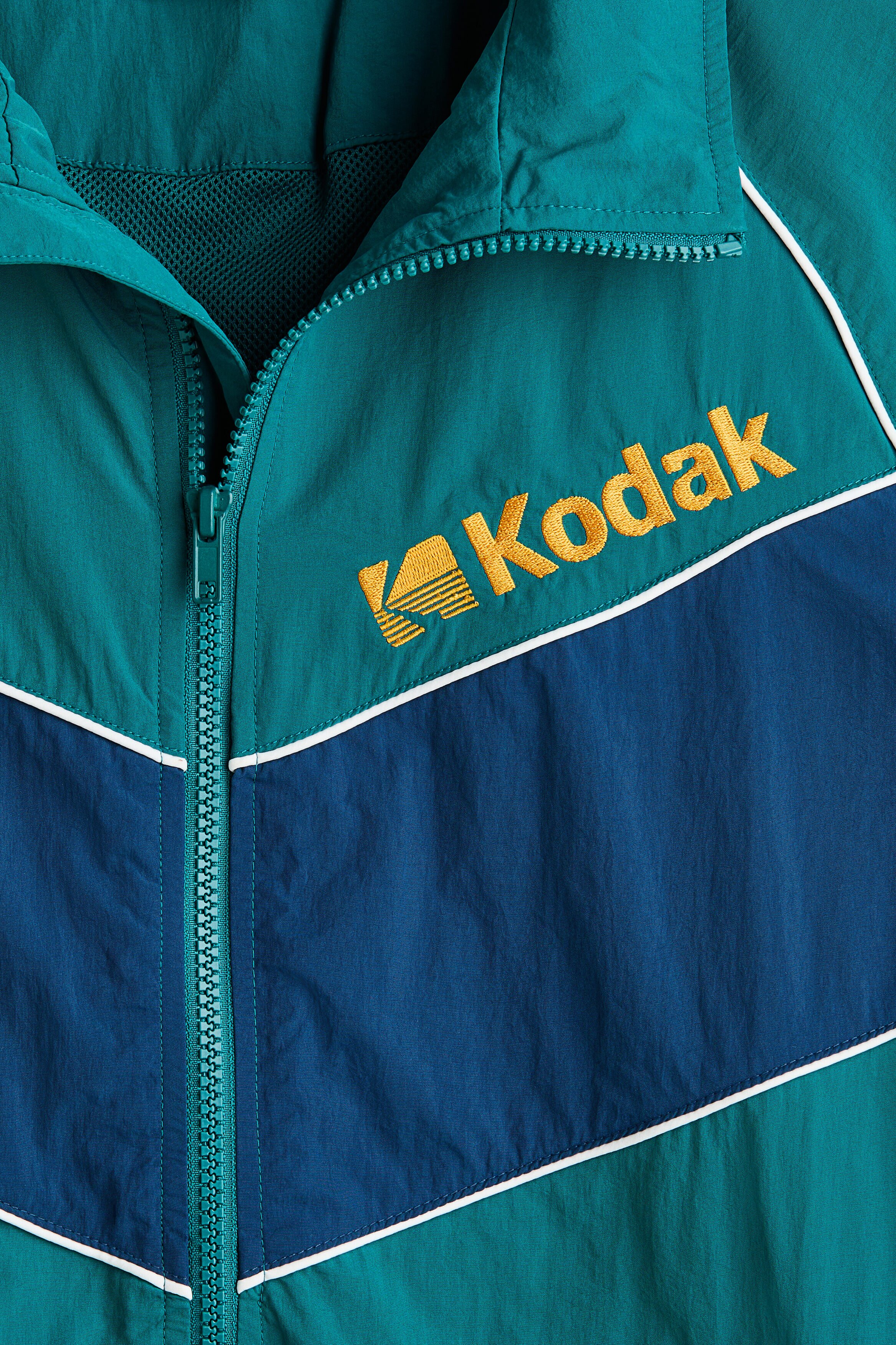 Colour-blocked track jacket
