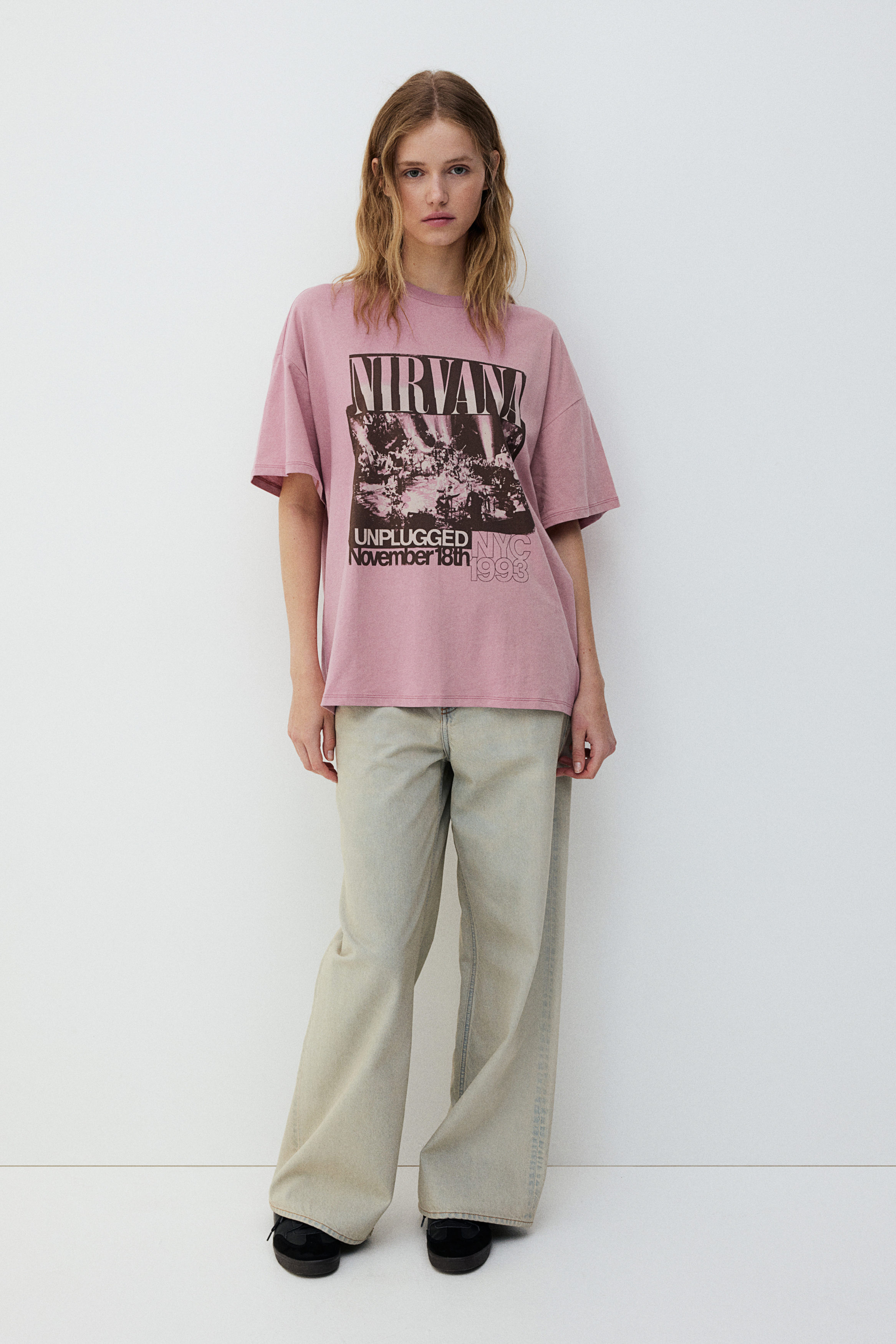 Oversized printed T-shirt