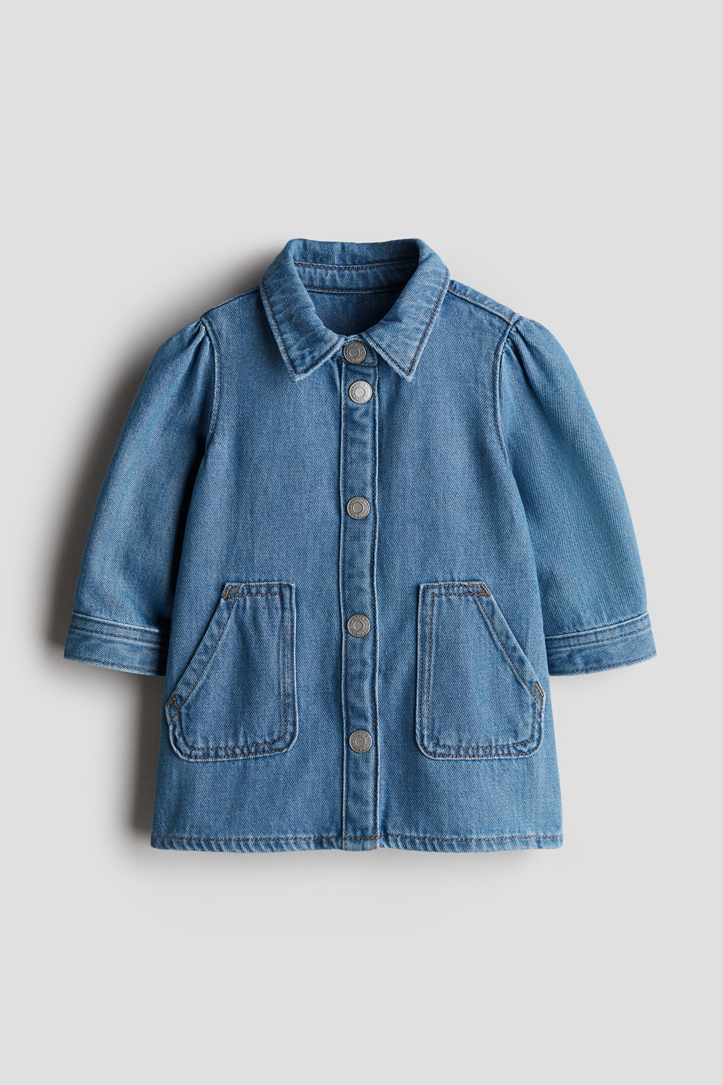 Denim shirt dress