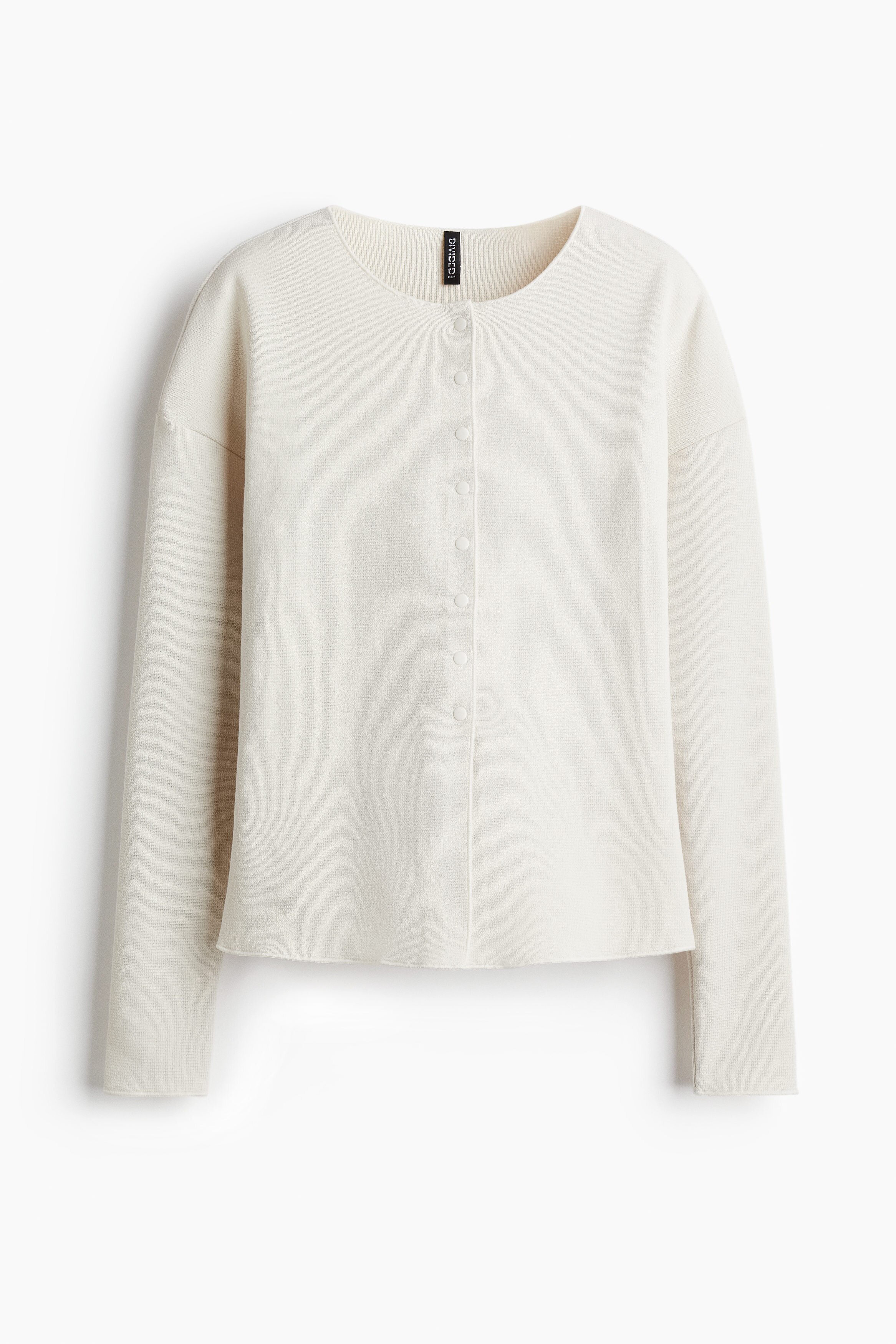 hiand ハイアンド　Line Knit Ensemble Cardigan hiand ハイアンド Line Knit Ensemble Cardigan Textured-knit cardigan