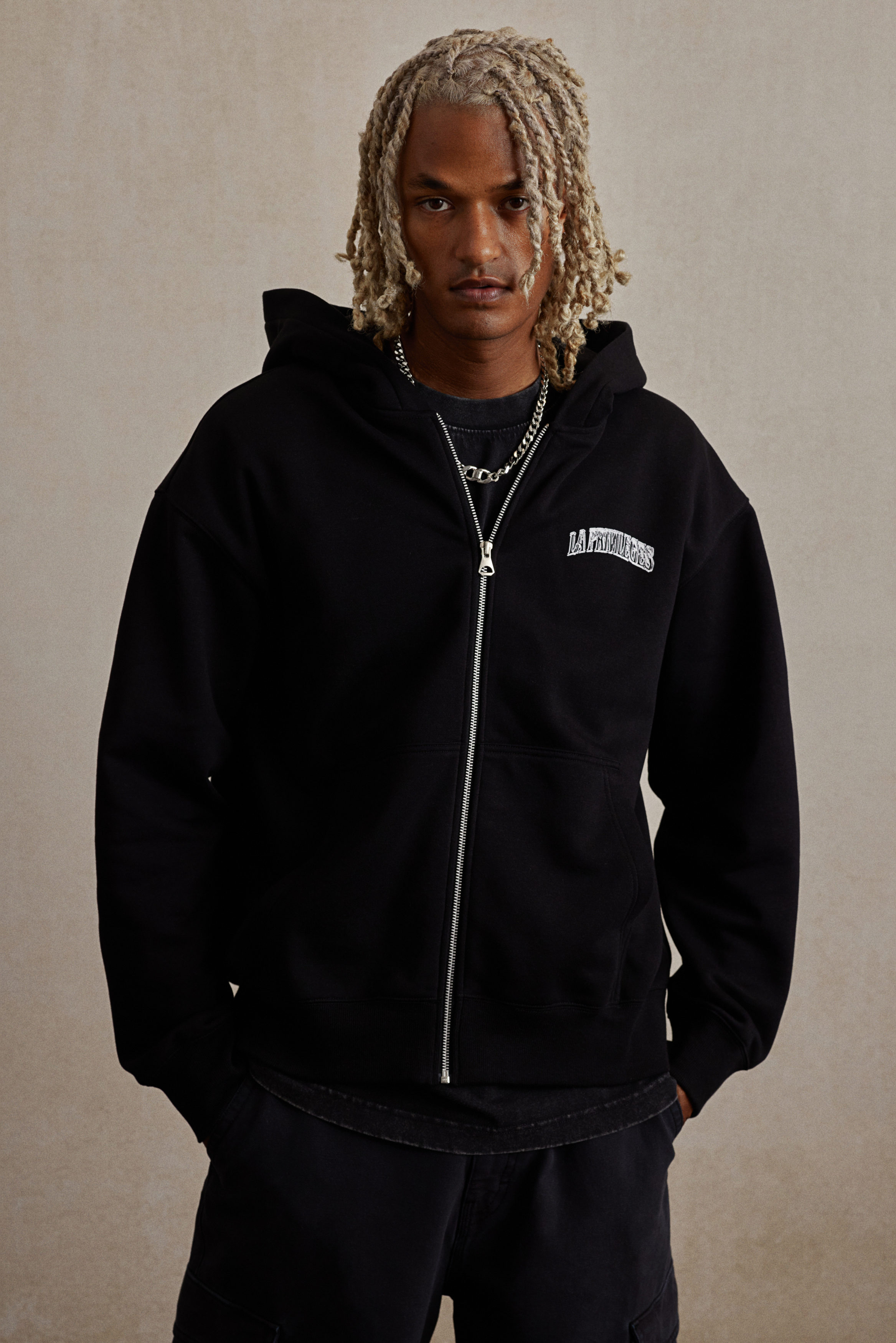 Relaxed Fit Zip-through hoodie
