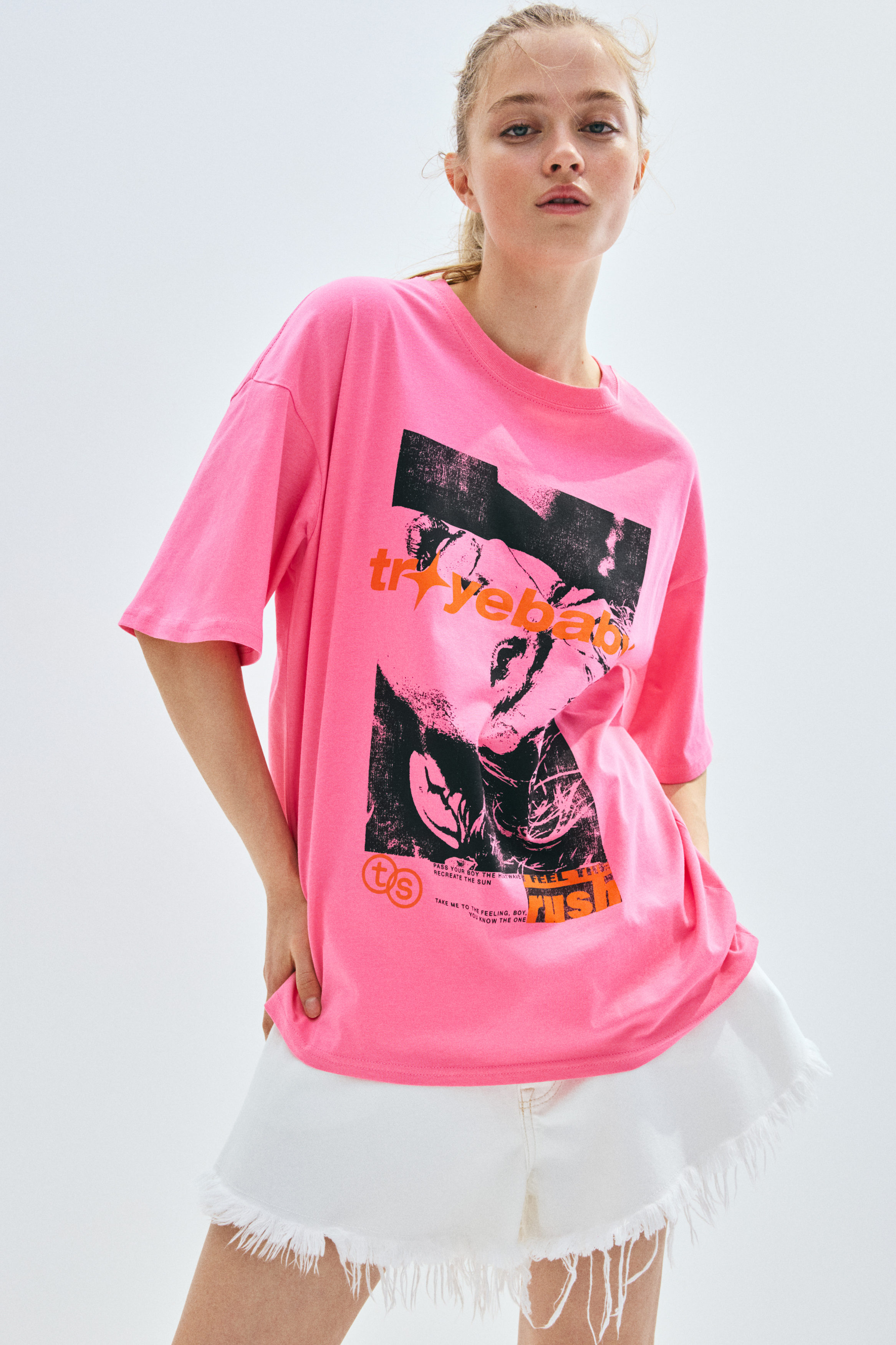 Immunity Photo Tee (Pink）M Immunity Photo Tee (ピンク）M