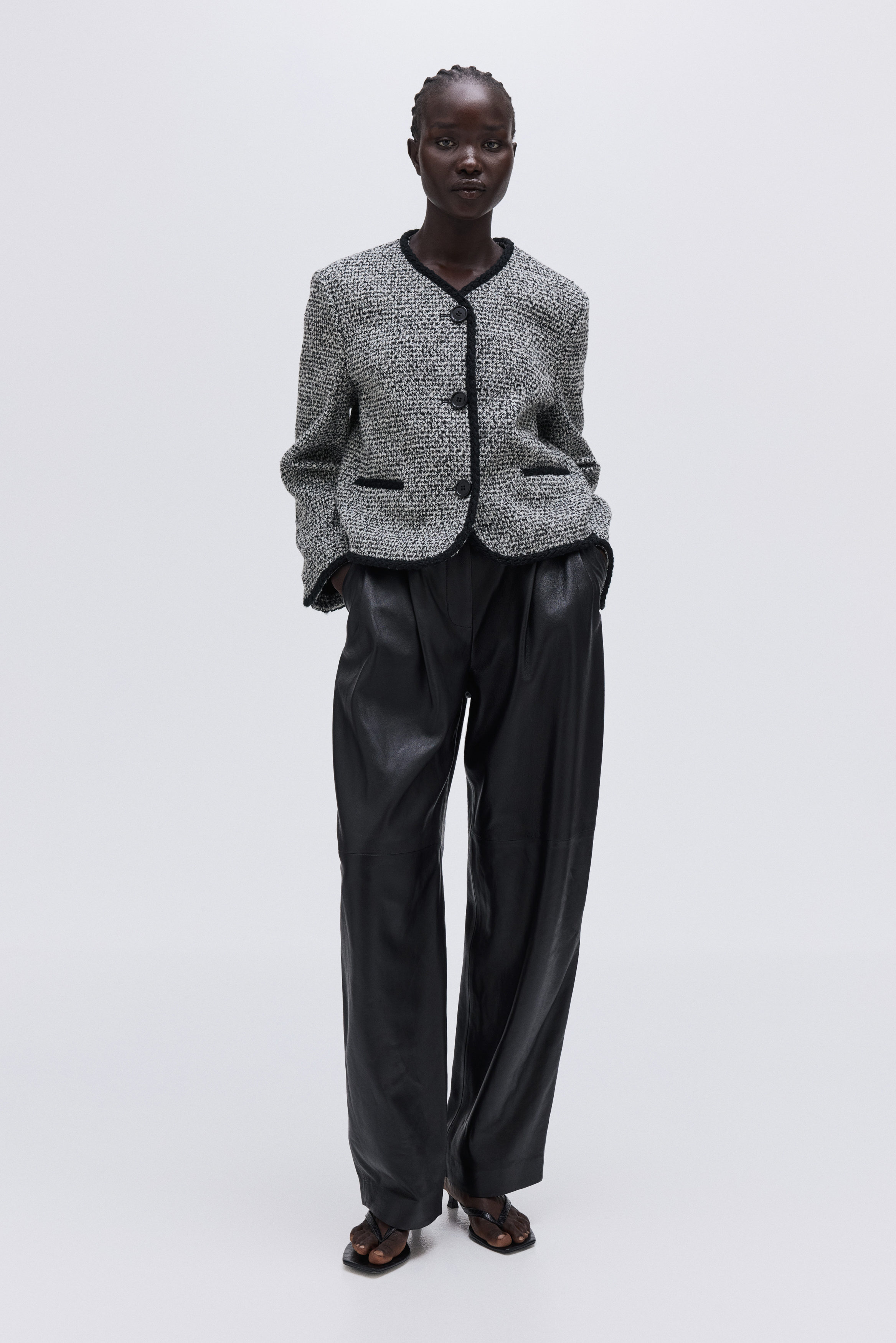 ジャケット・アウター herlipto  Boucle Jacket black M Outer