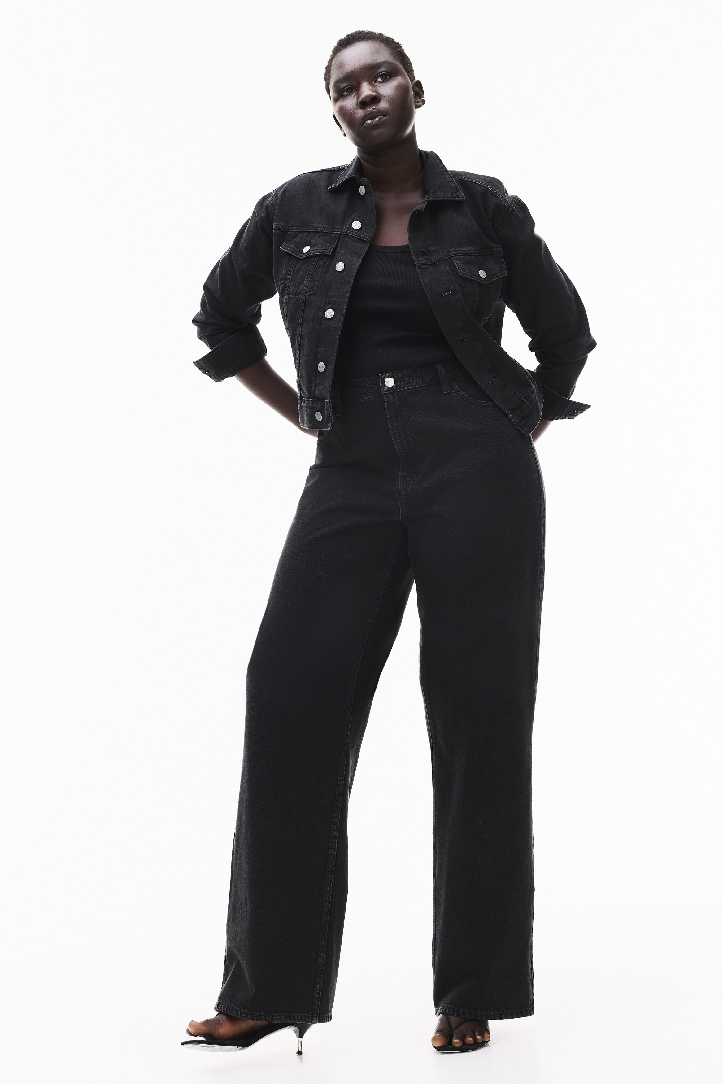 ジェイエムコレクション カジュアルパンツ ボトムス レディース Women's New Shine Wide-Leg Pull-On Pants, Created for Macy's Deep Black