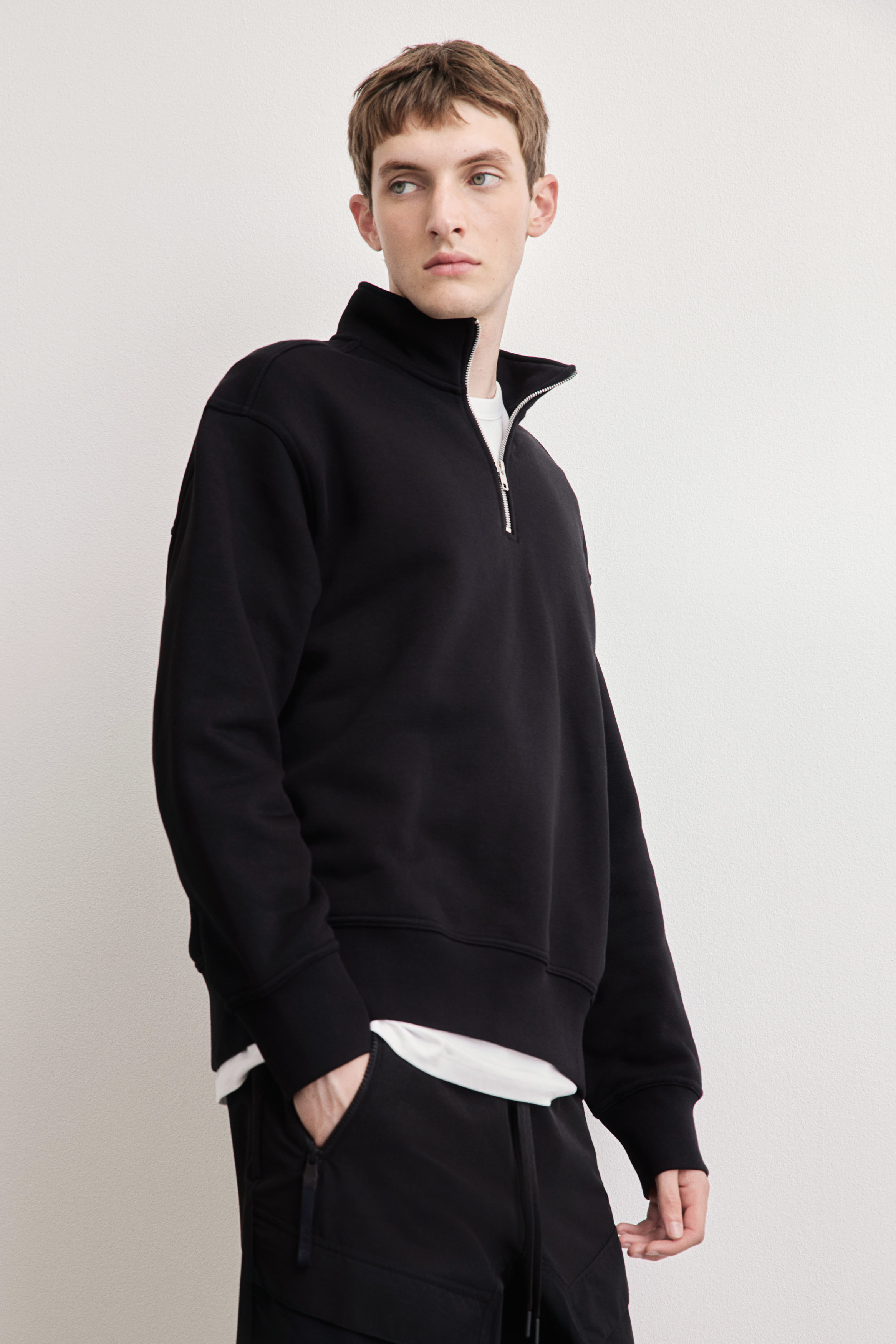 Loose Fit Zip-top sweatshirt