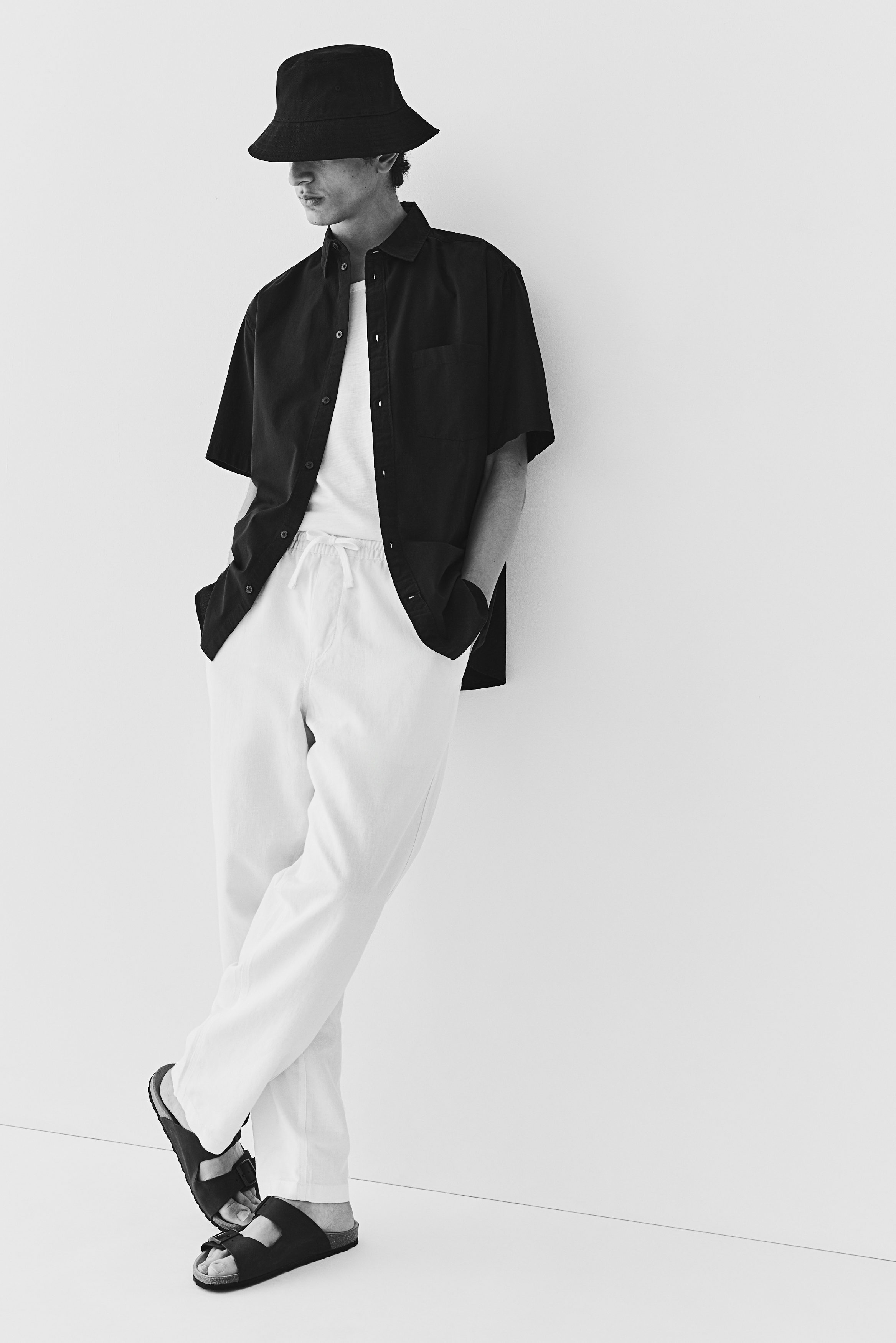 【M_】LINEN BLEND パンツ d911baf2dc0e7f13bfd8e8118abf46