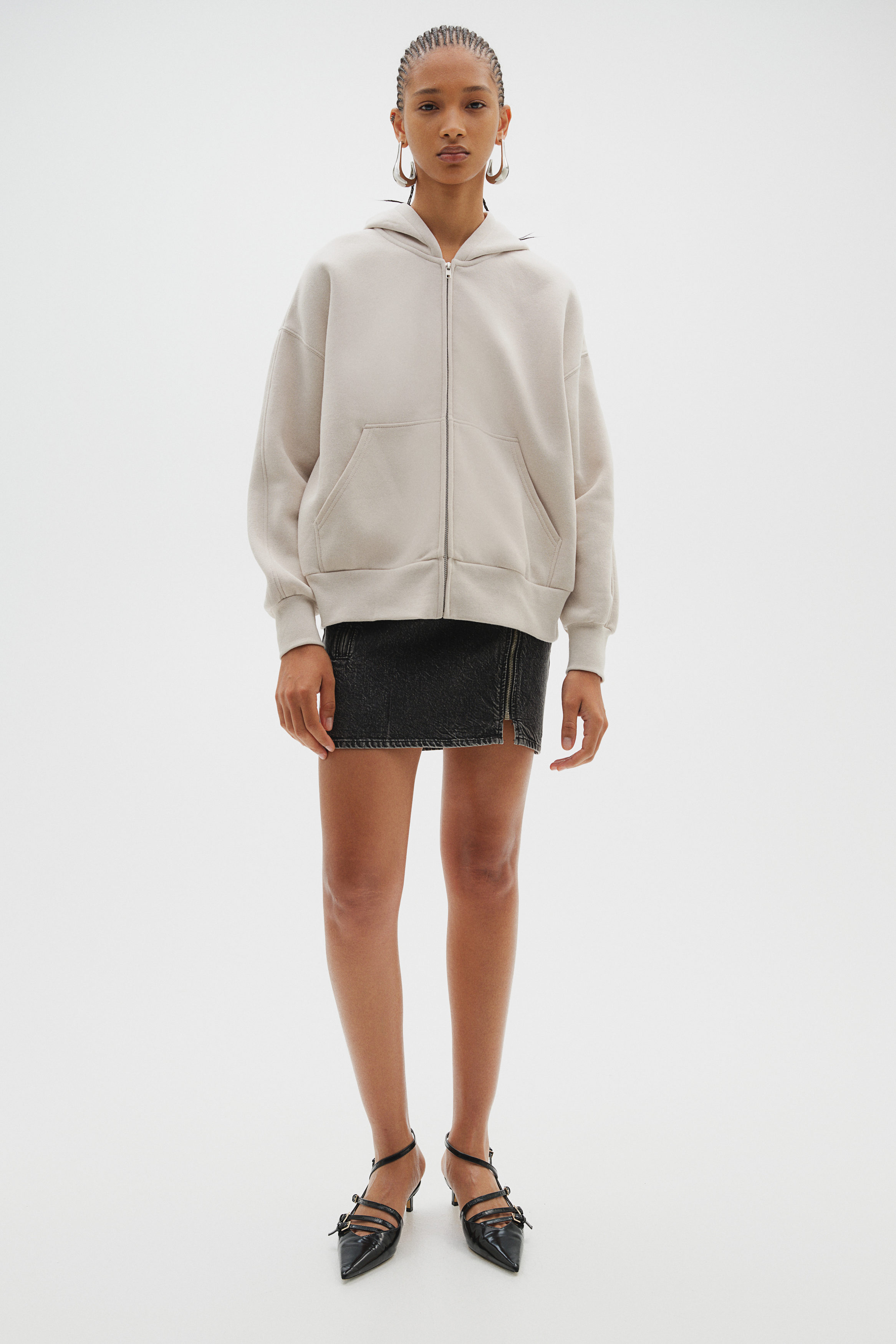 SHEER AIRY ZIP HOODIE サイズ2 クラネ SHEER AIRY ZIP HOODIE サイズ2 クラネ SHEER AIRY ZIP HOODIE
