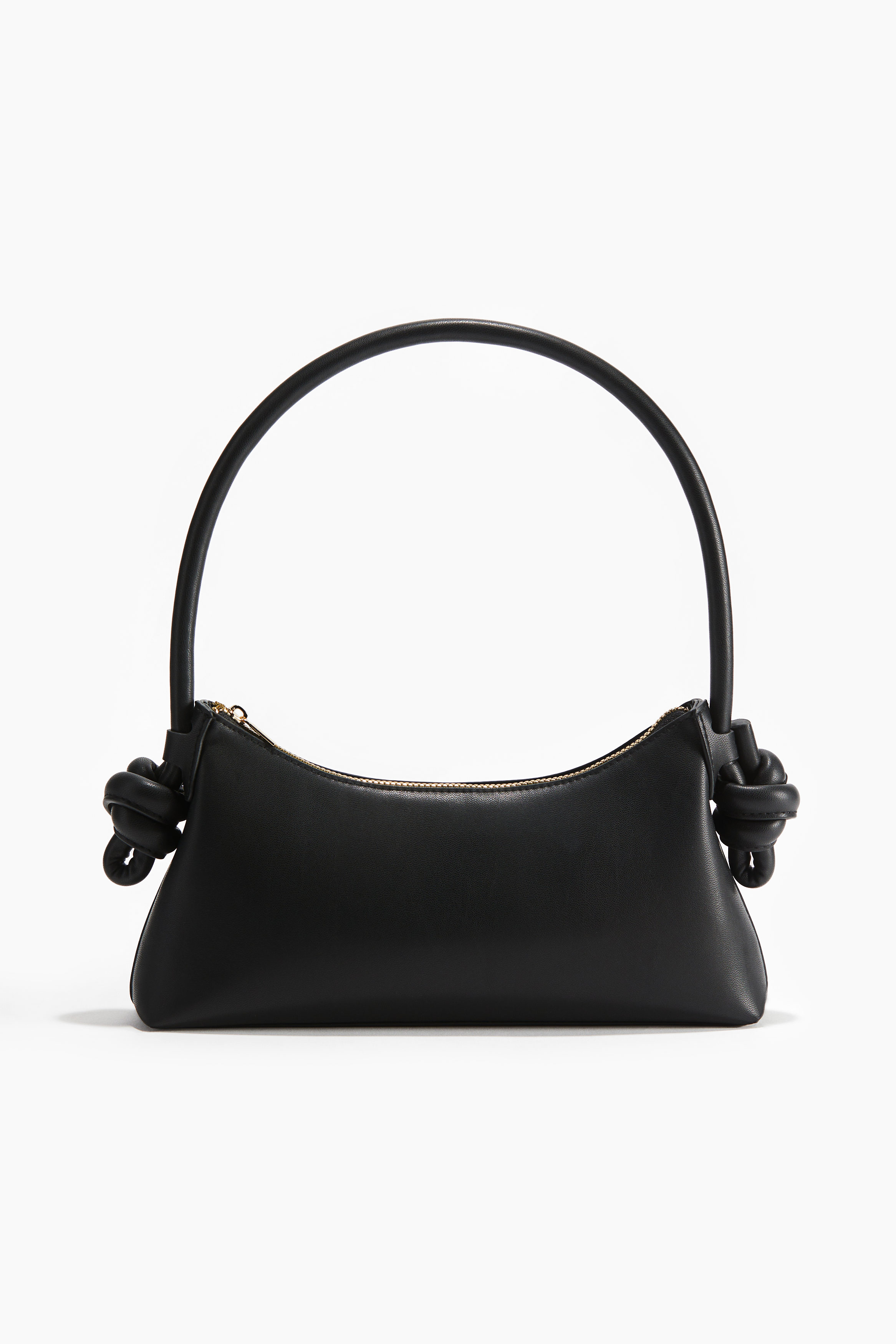 ITTI GEM KNOT SHOULDER LEATHER BAG