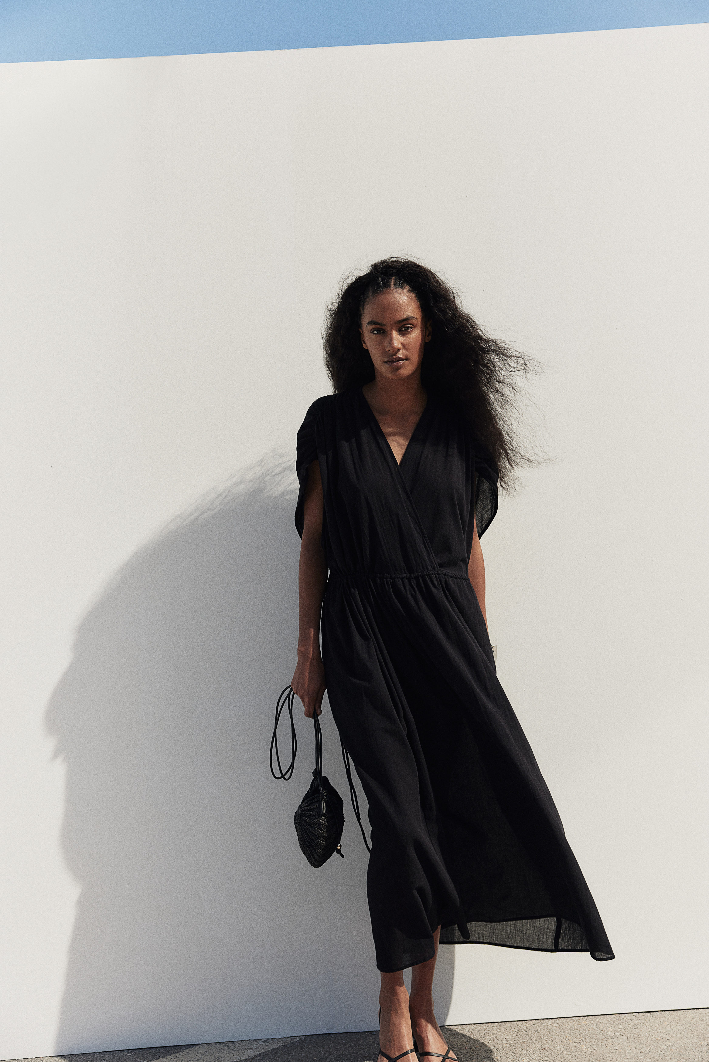 andmary Franka cotton dress black 正規品 ANDMARY】Franka cotton dress