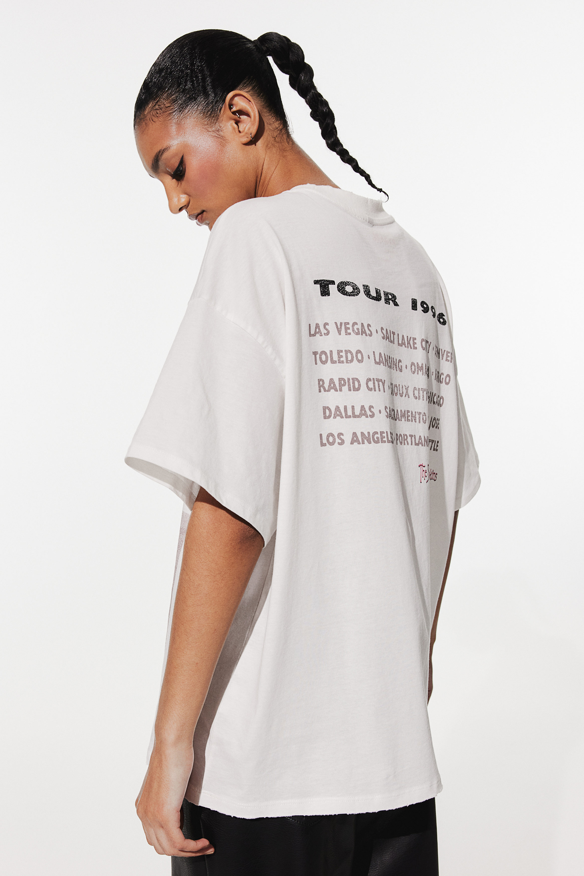 Oversized printed T-shirt