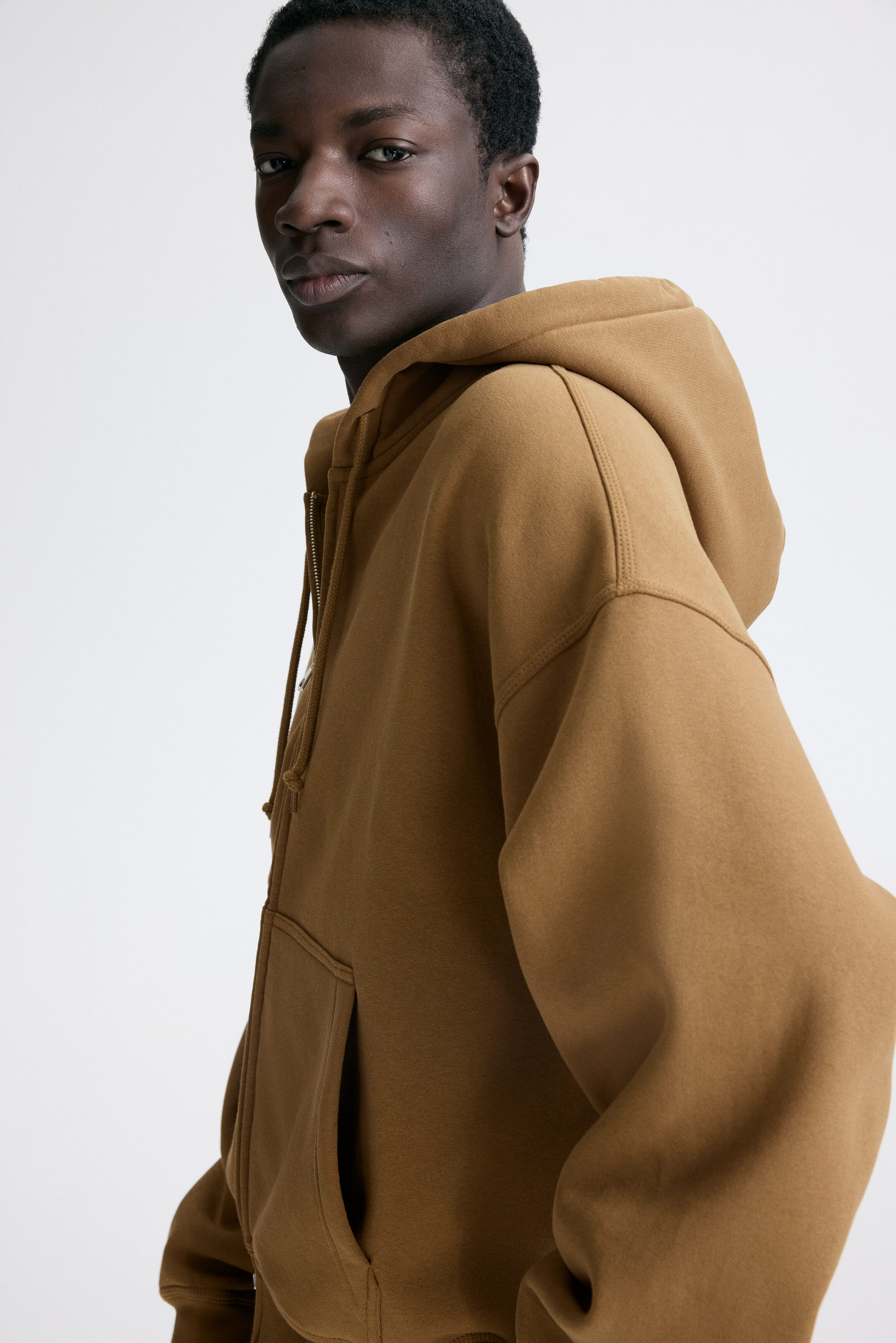 Oversized Fit Zip-through hoodie