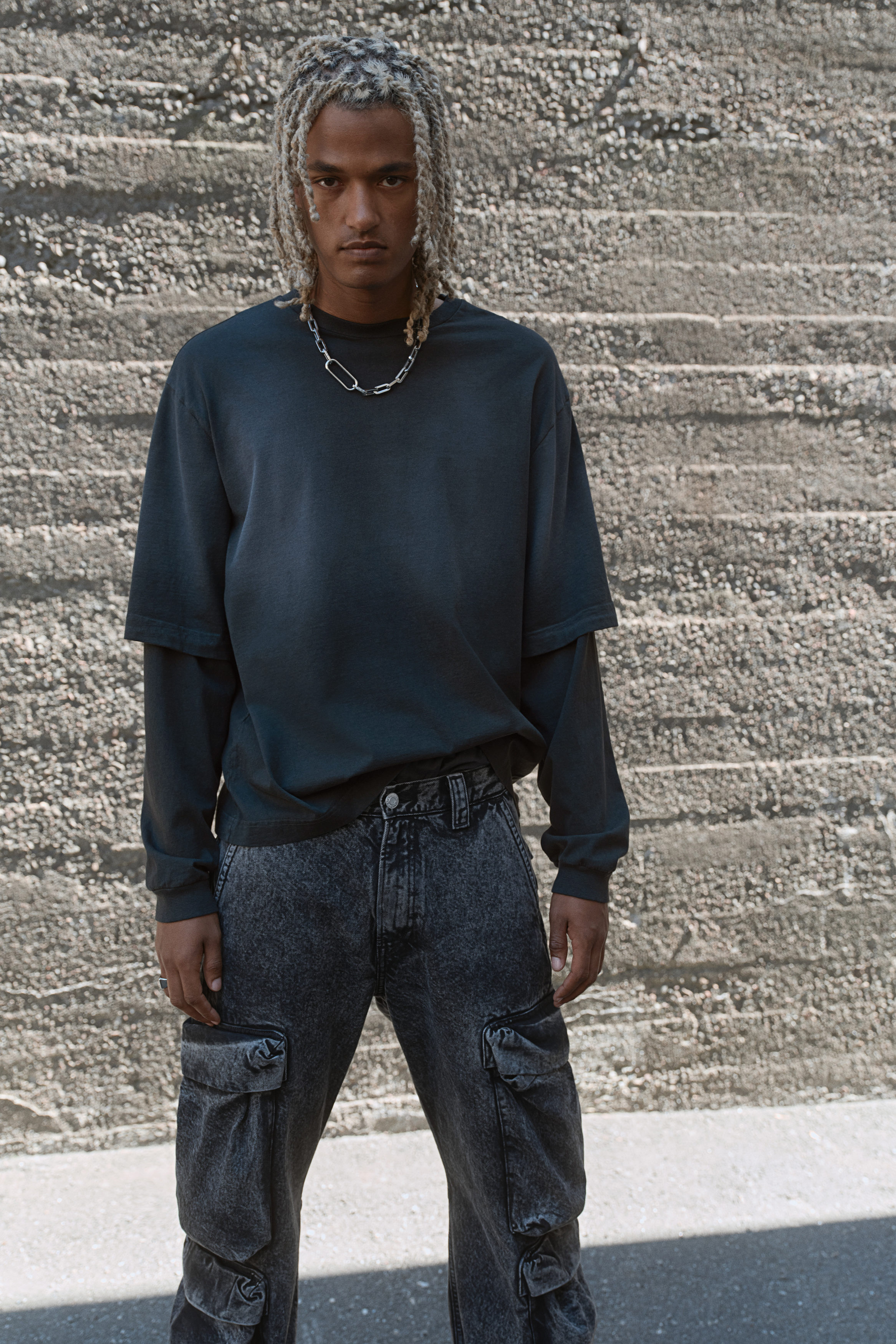 Oversized Fit Double-layered T-shirt