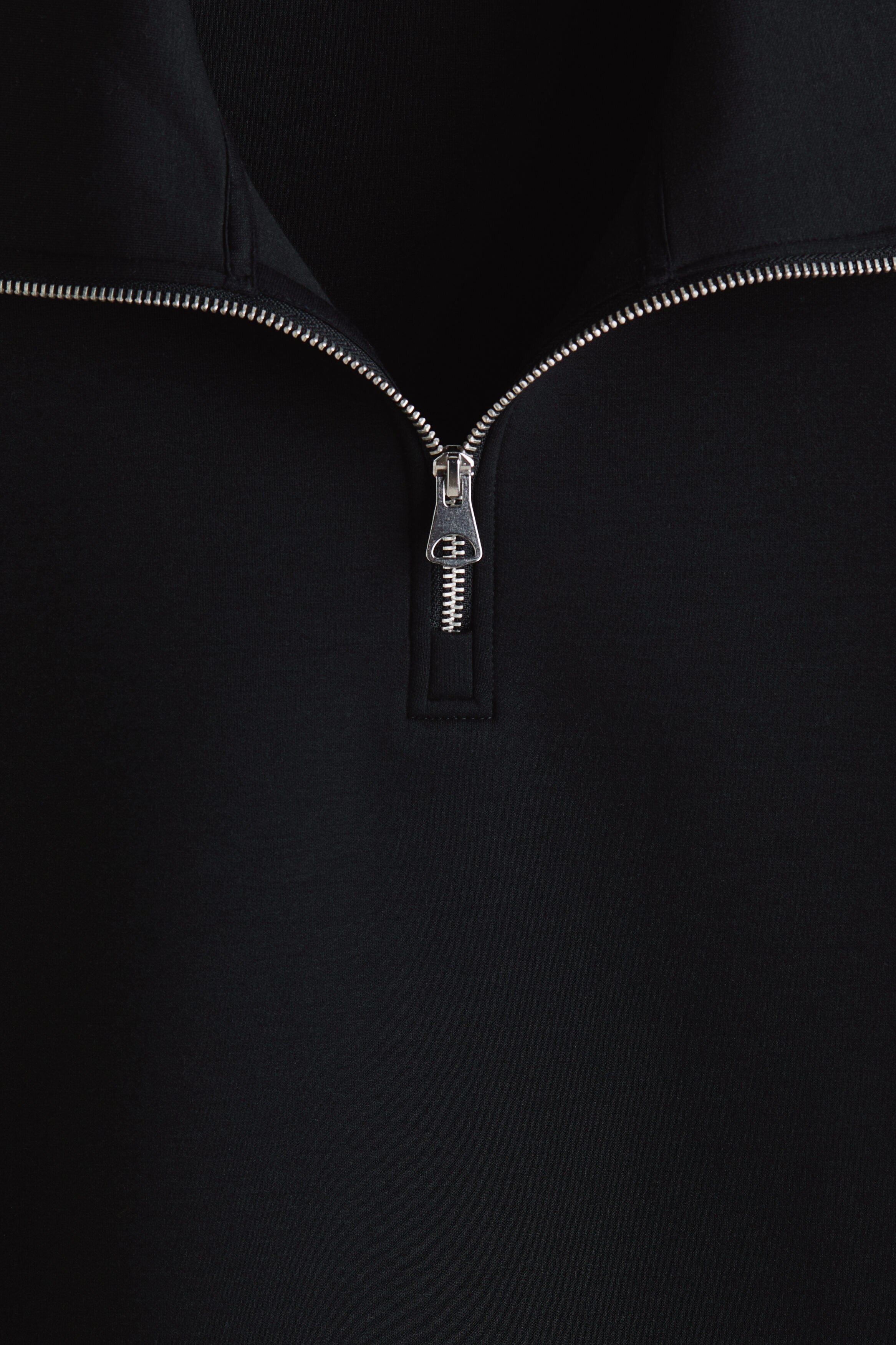 Loose Fit Zip-top scuba sweatshirt