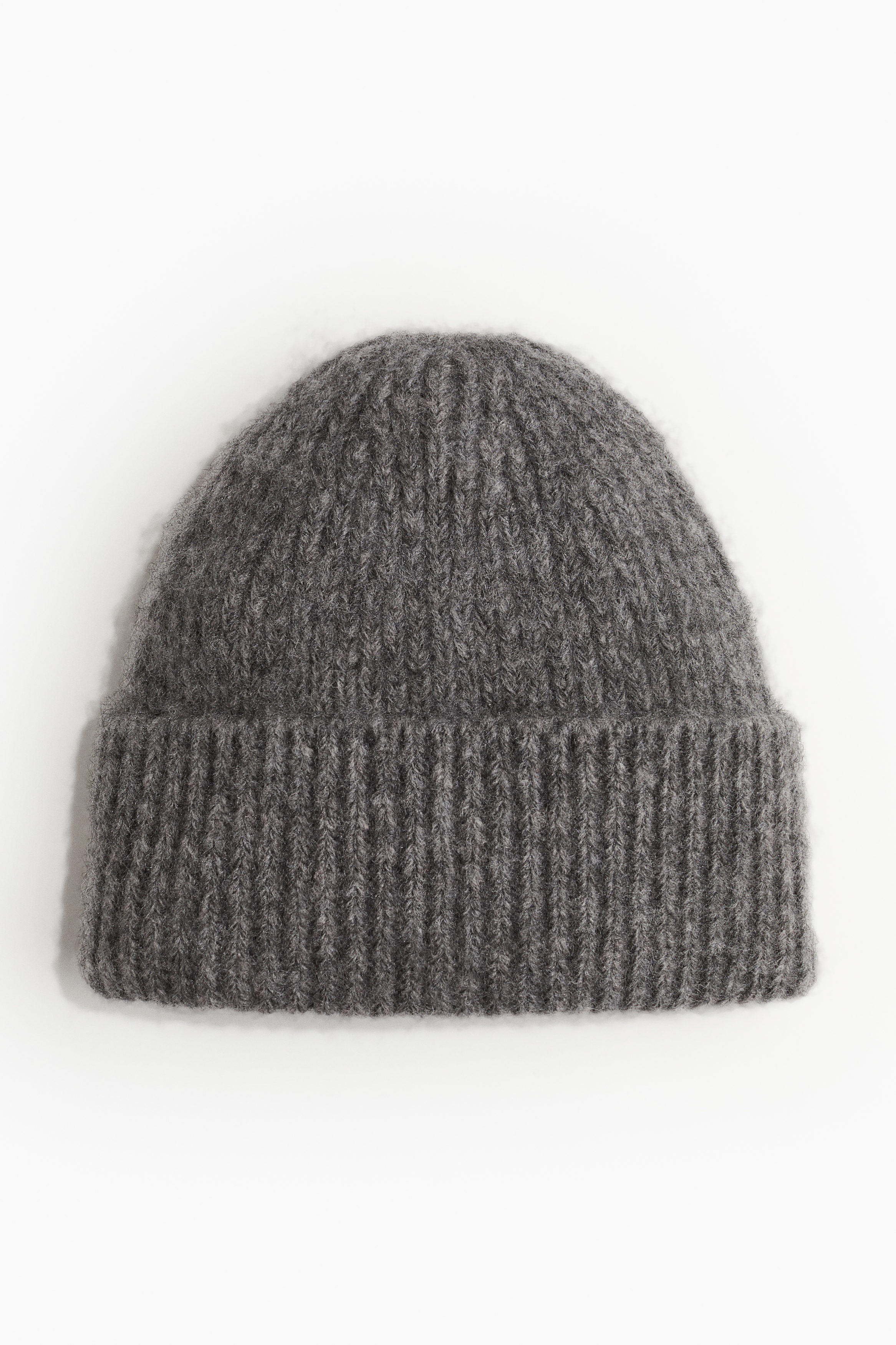 Rib-knit beanie